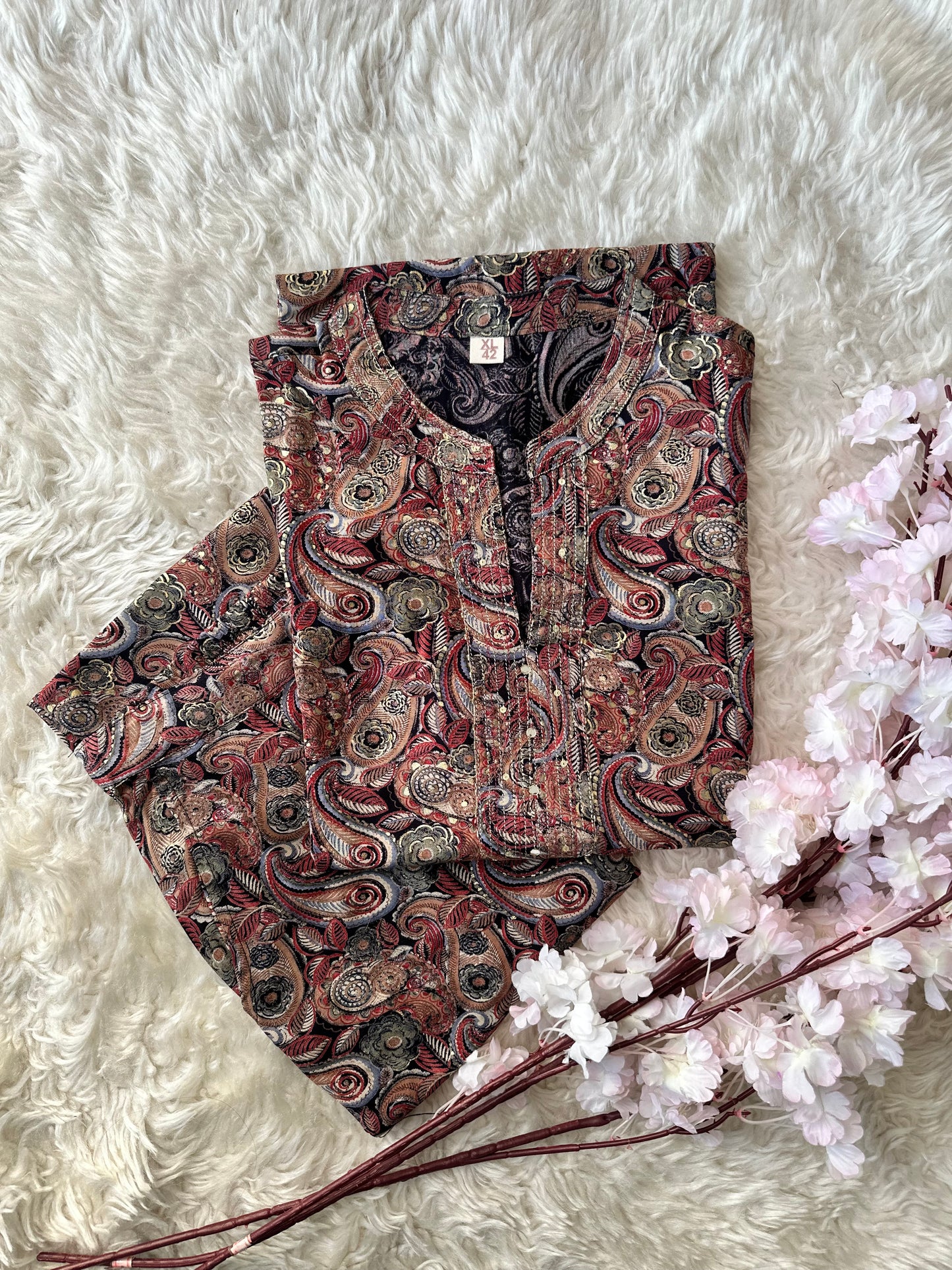 Soft Rayon Kurti Pant Set