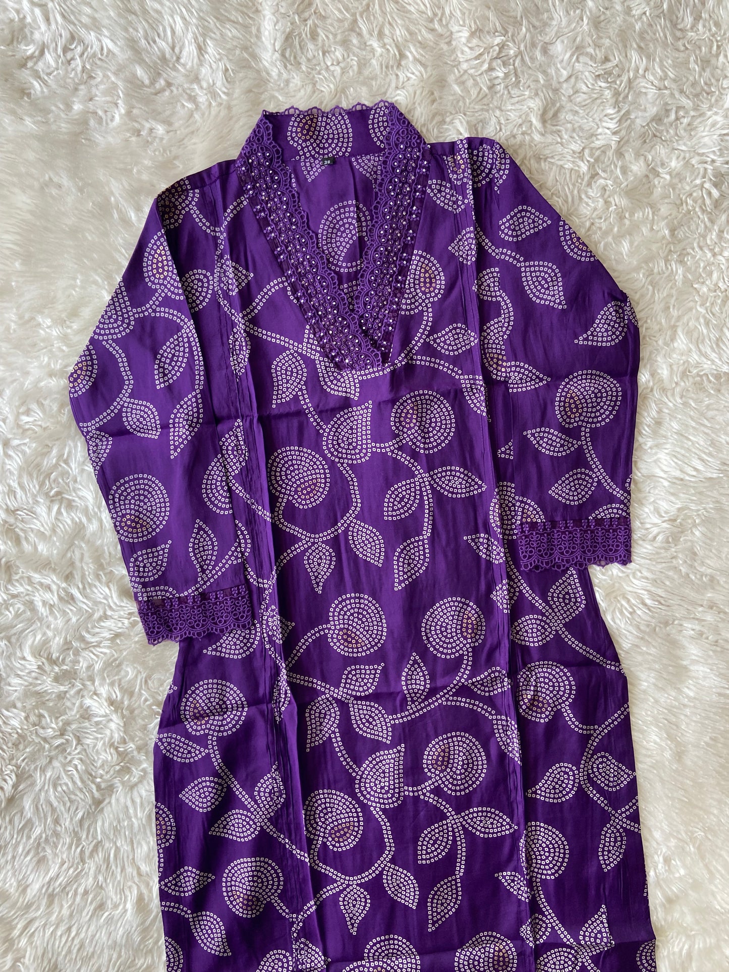 Pure Muslin Silk Kurti Pant Set