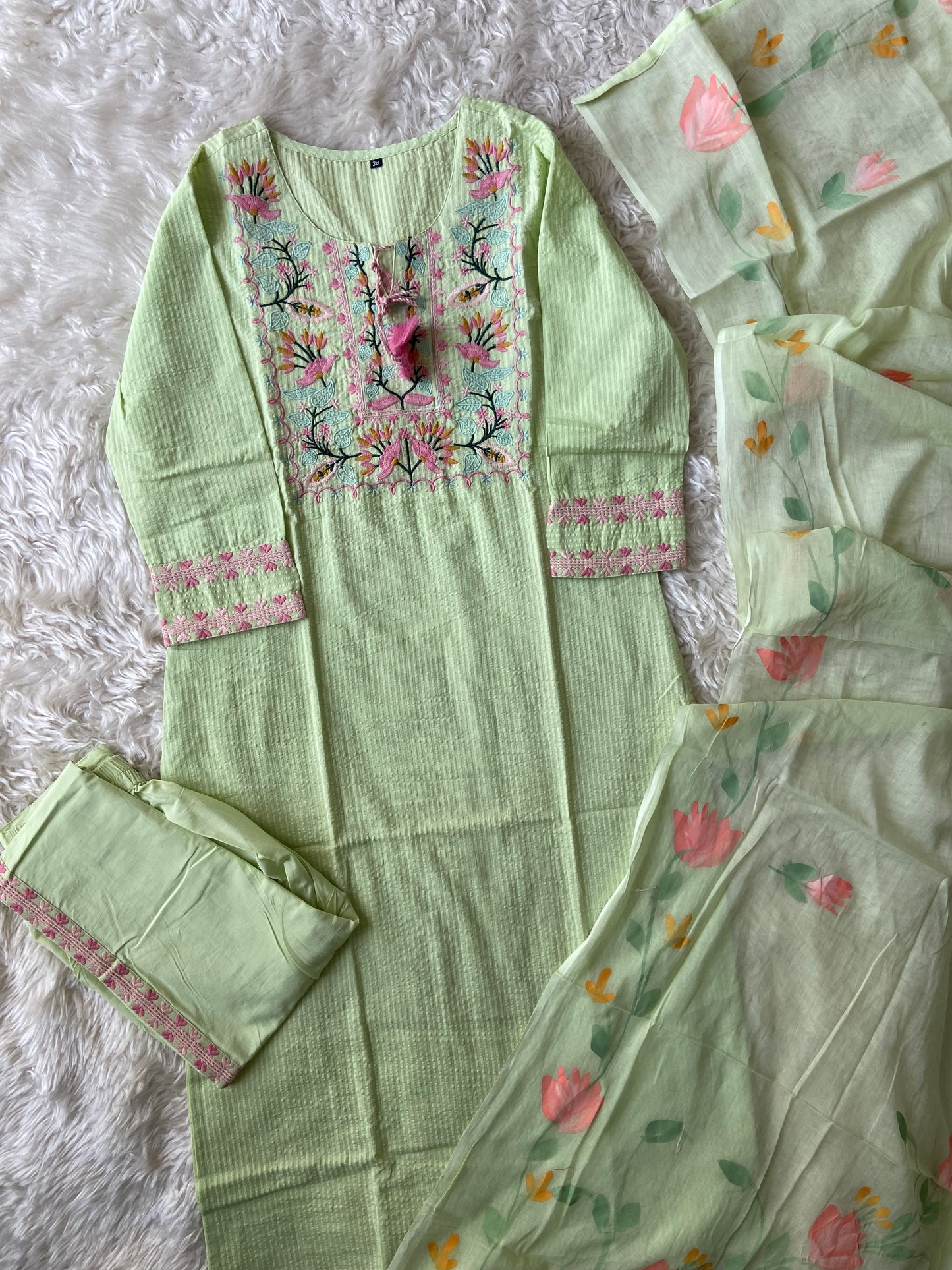 Premium Cotton Thread Work Collection