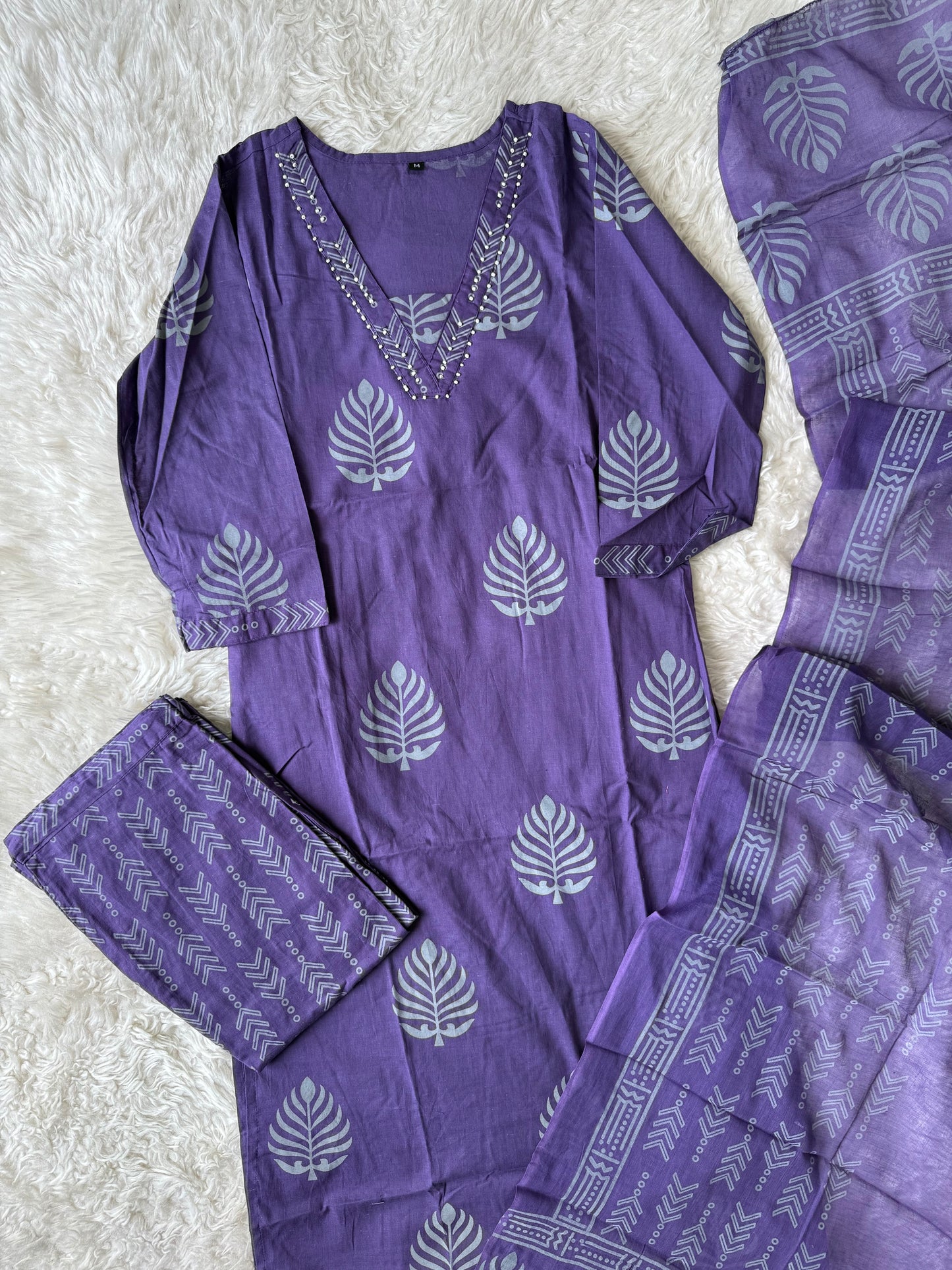 Budget Friendly Kurti Pant Dupatta Set