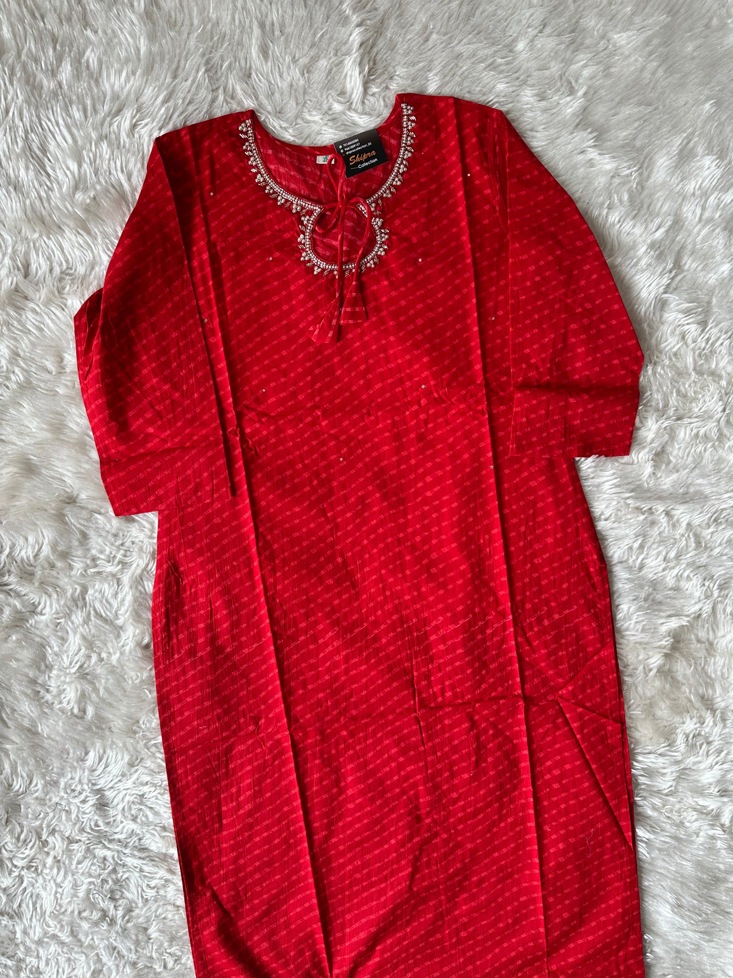 Premium Cotton Kurti Pant Dupatta Set