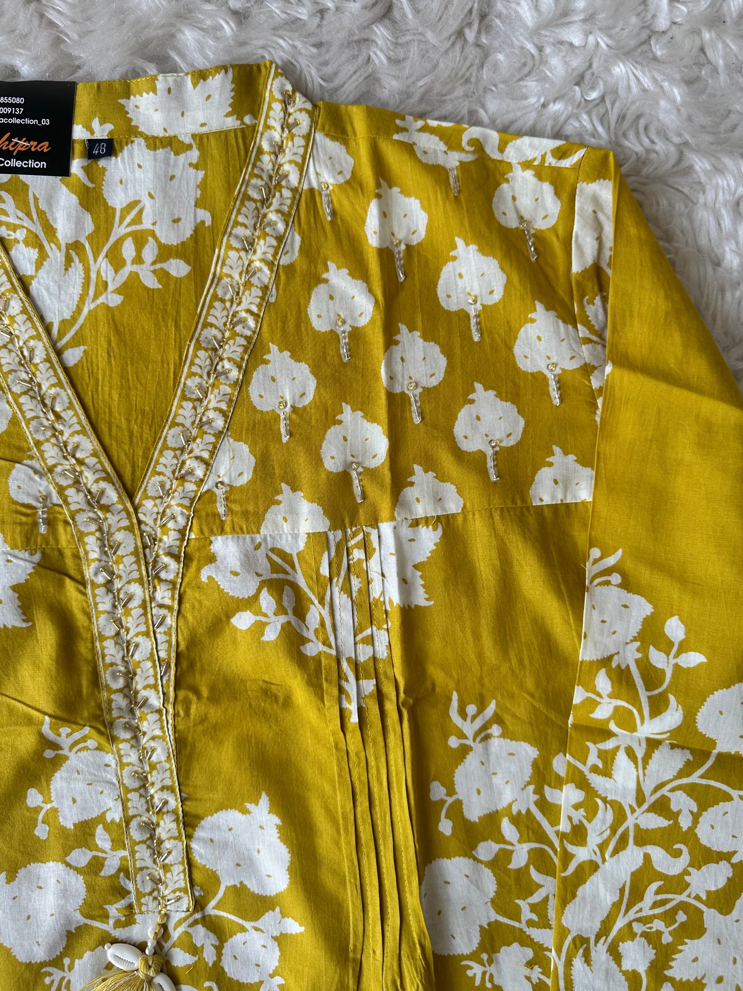 Breathable Cotton Kurti Pant Cotton Dupatta Set