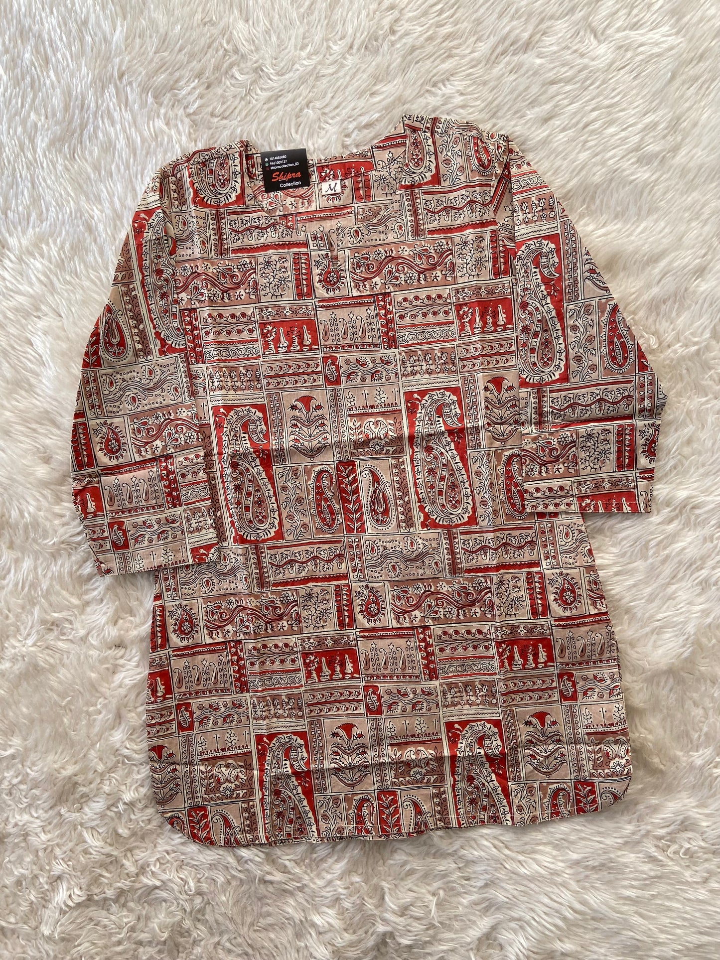 Premium Cotton Kalamkari Print Lounge Wear