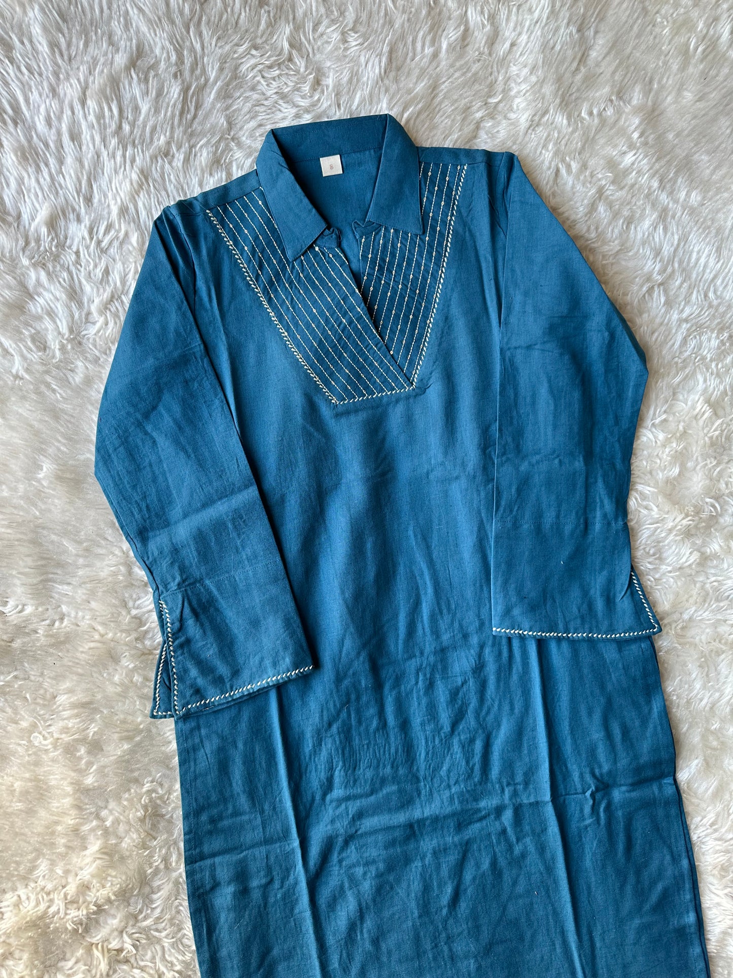 Stock Clearance 🚨 Khadi Cotton Kurti Pant Set