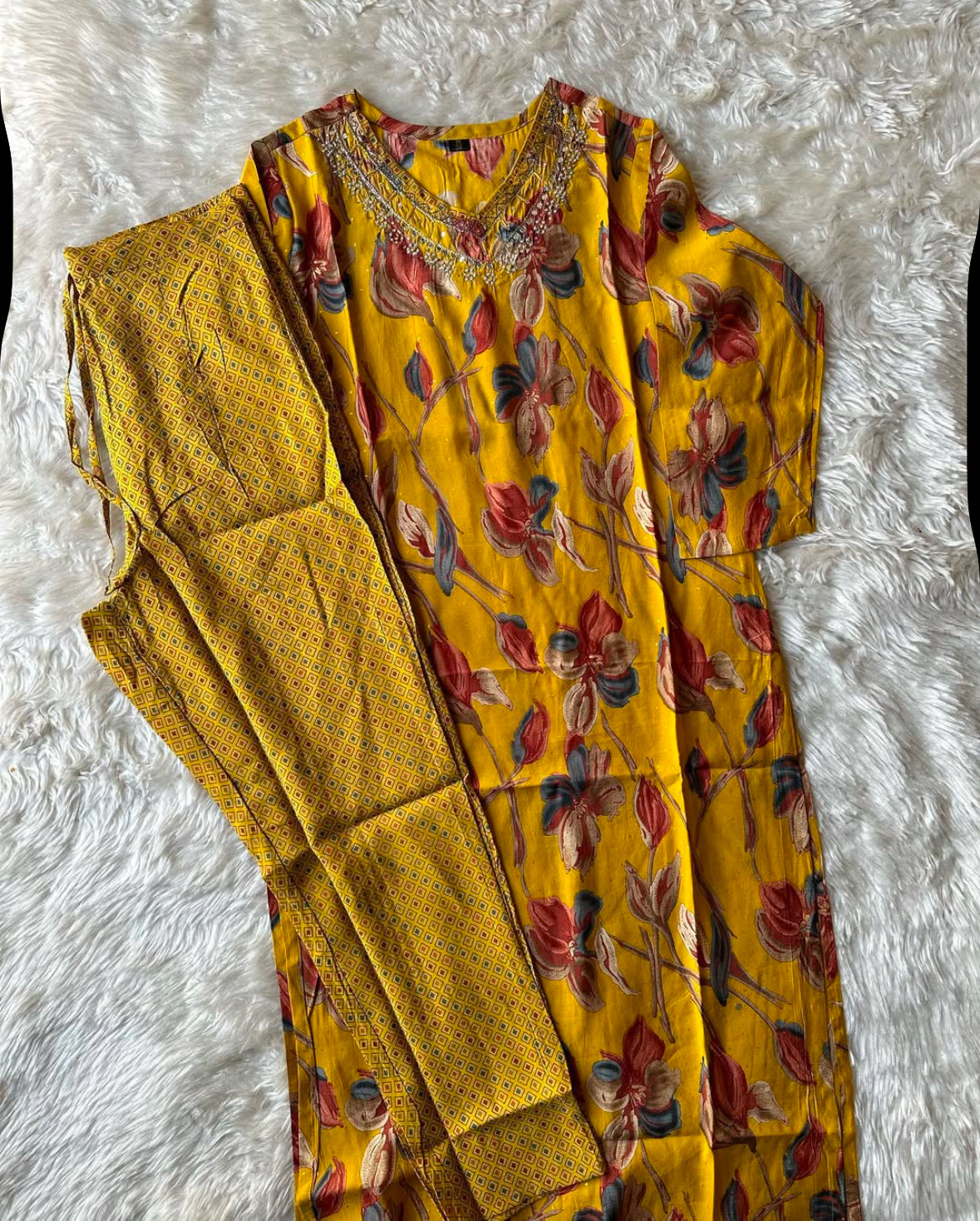 Stock Clearance 🚨 Pure Muslin Silk Kurti Pant Set