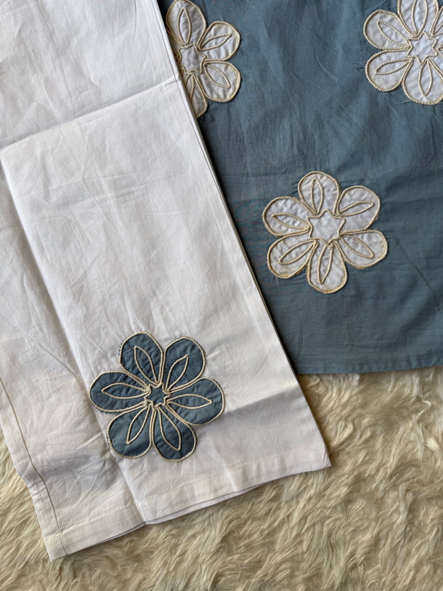 Breathable Cotton Patch Work Co-ord Set