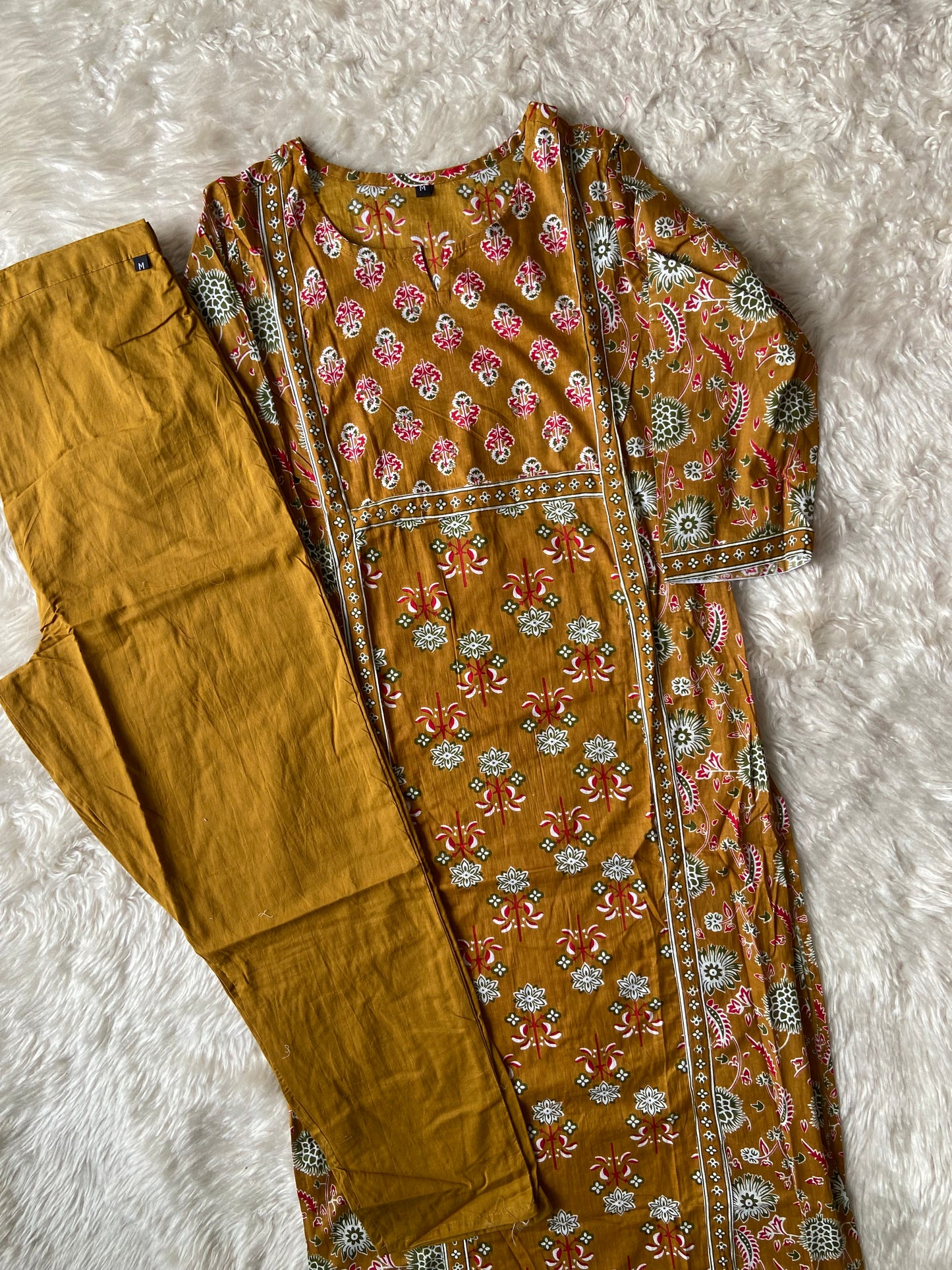 Cotton Kurti Pant Set