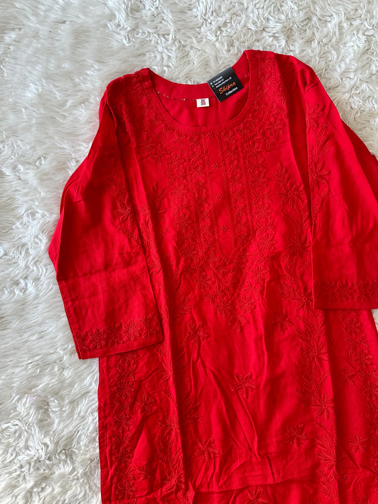 Rayon Kurti Pant Set
