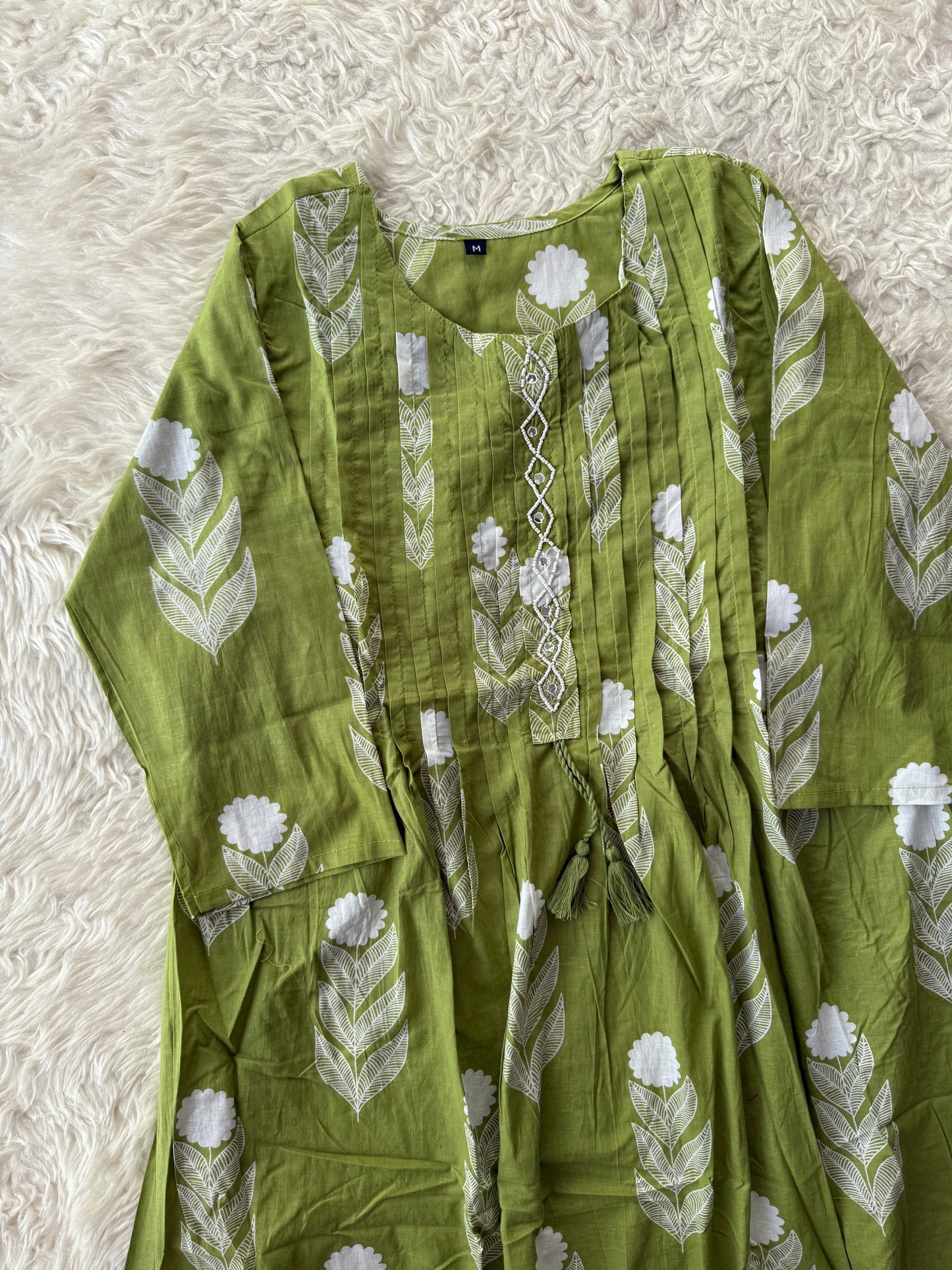 Cotton FLARE Kurti Pant Set