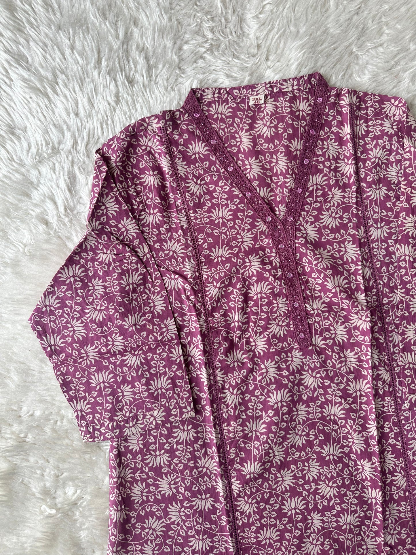 Pure Cotton Kurti Pant Set