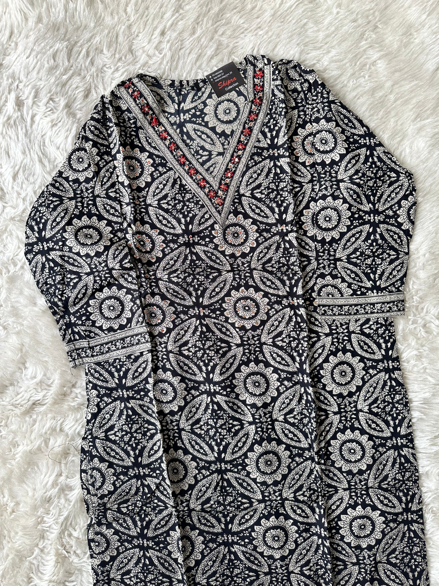 Rayon Kurti Pant Set