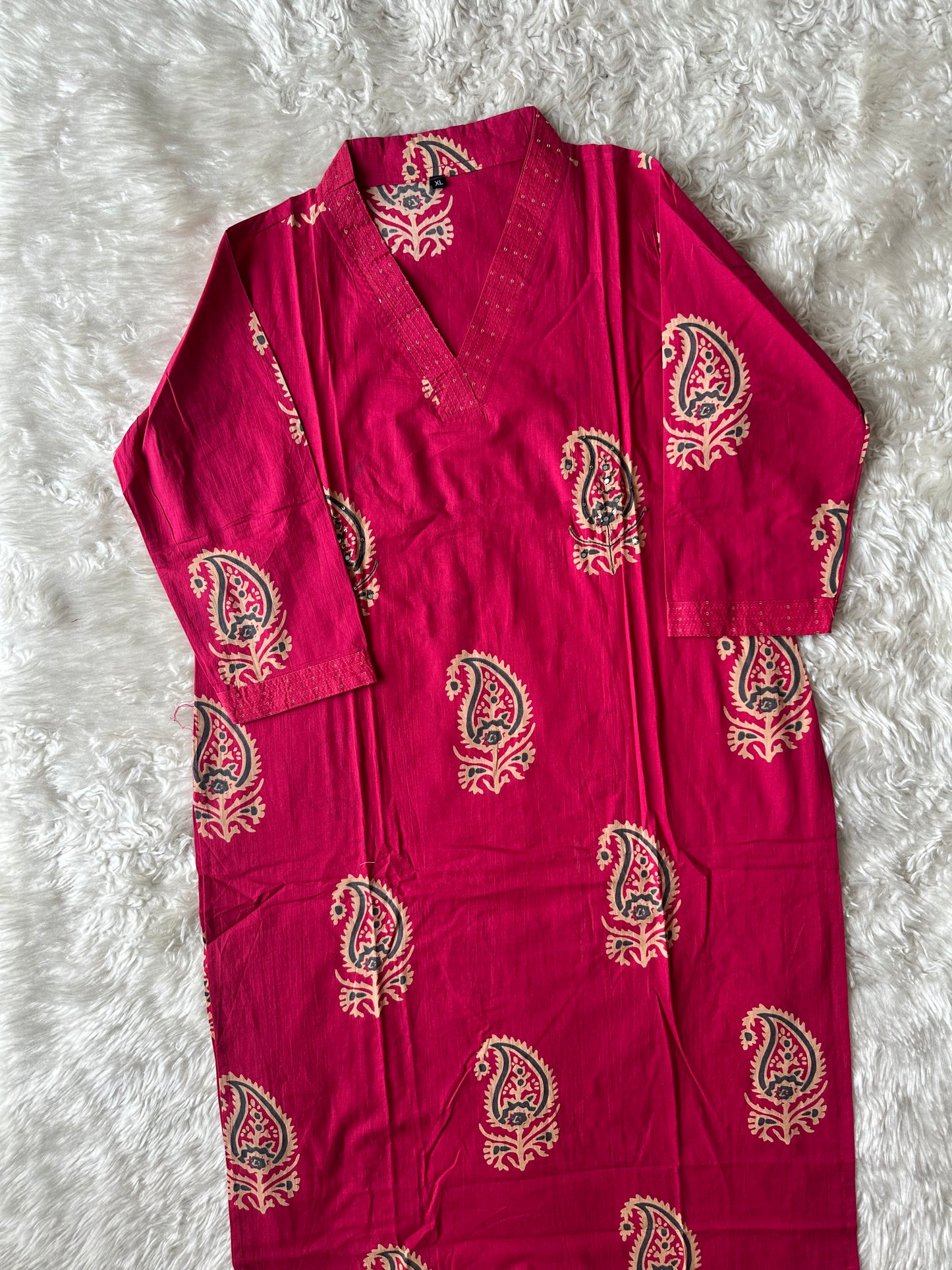 Budget Friendly Kurti Pant Dupatta Set