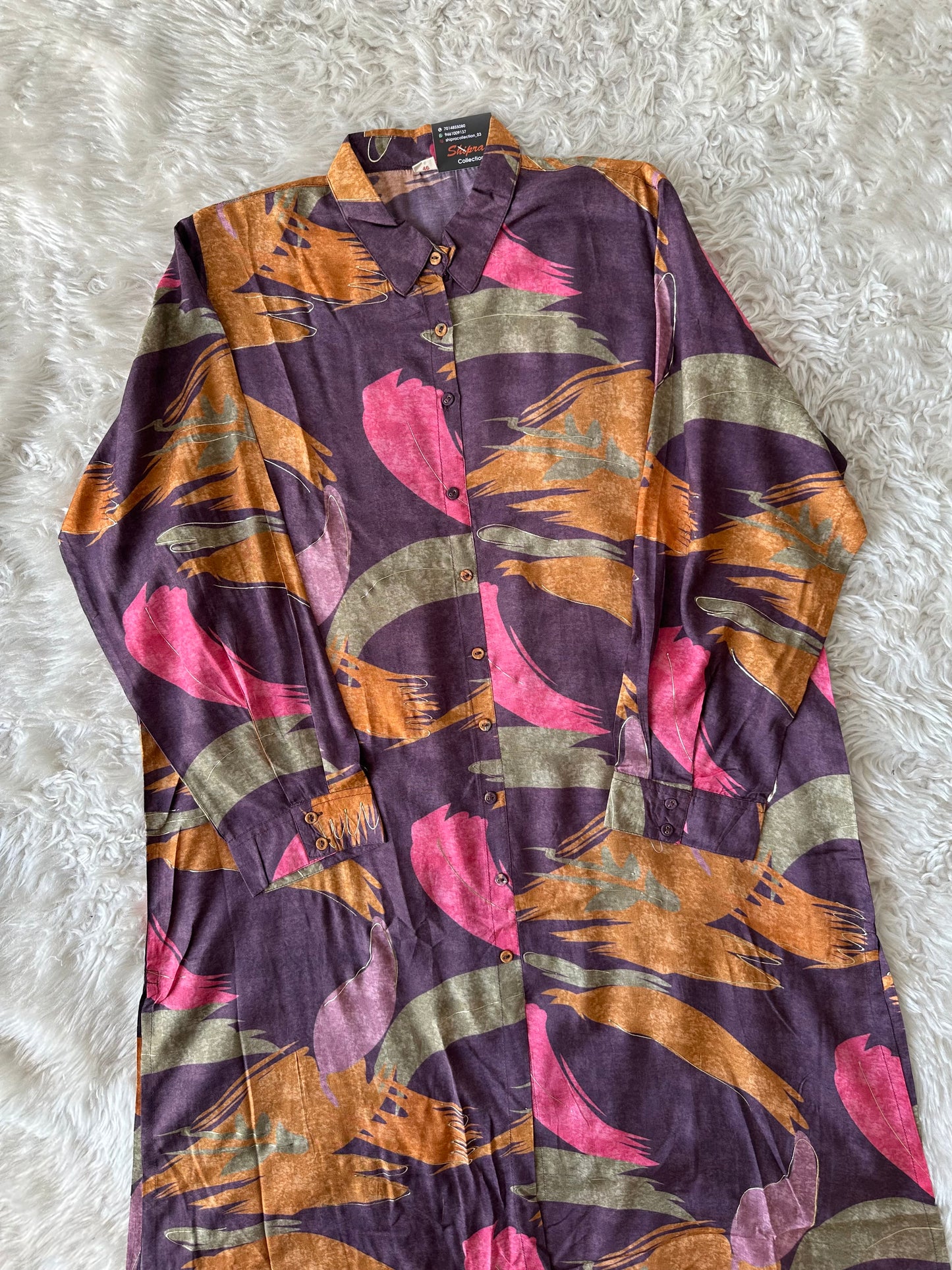 Pure Muslin Silk Co-ord Set