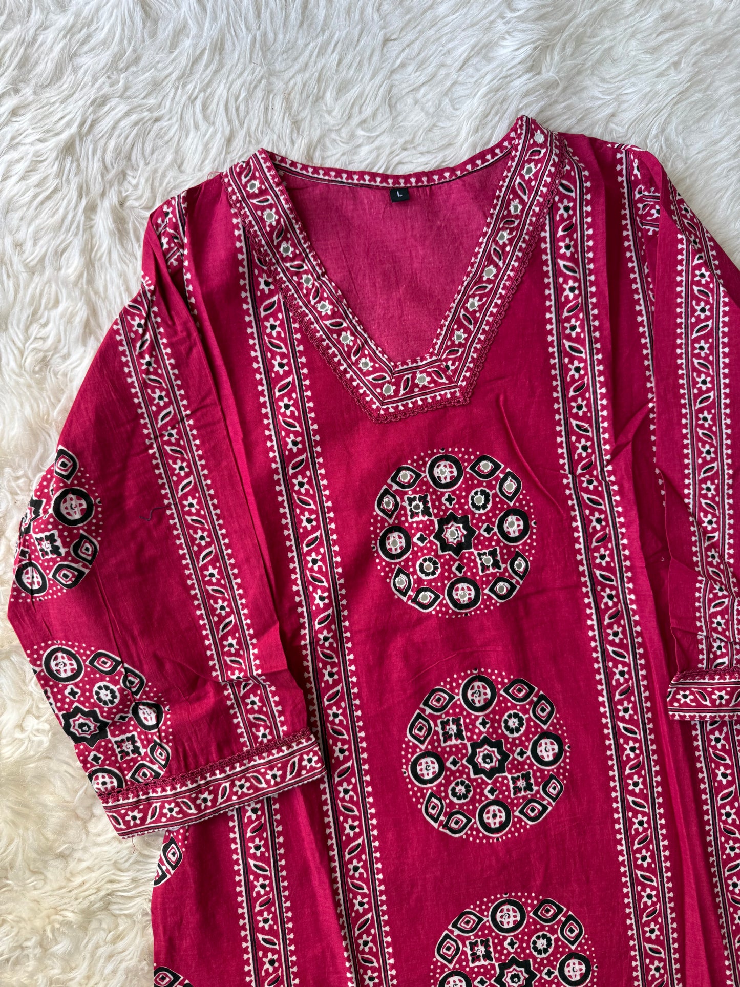 Cotton Kurti Pant Set