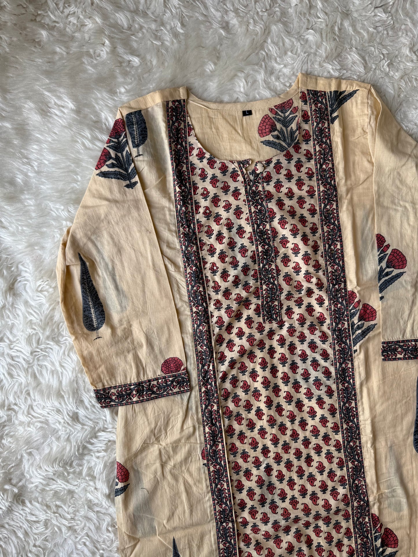 Cotton Kurti Pant Set