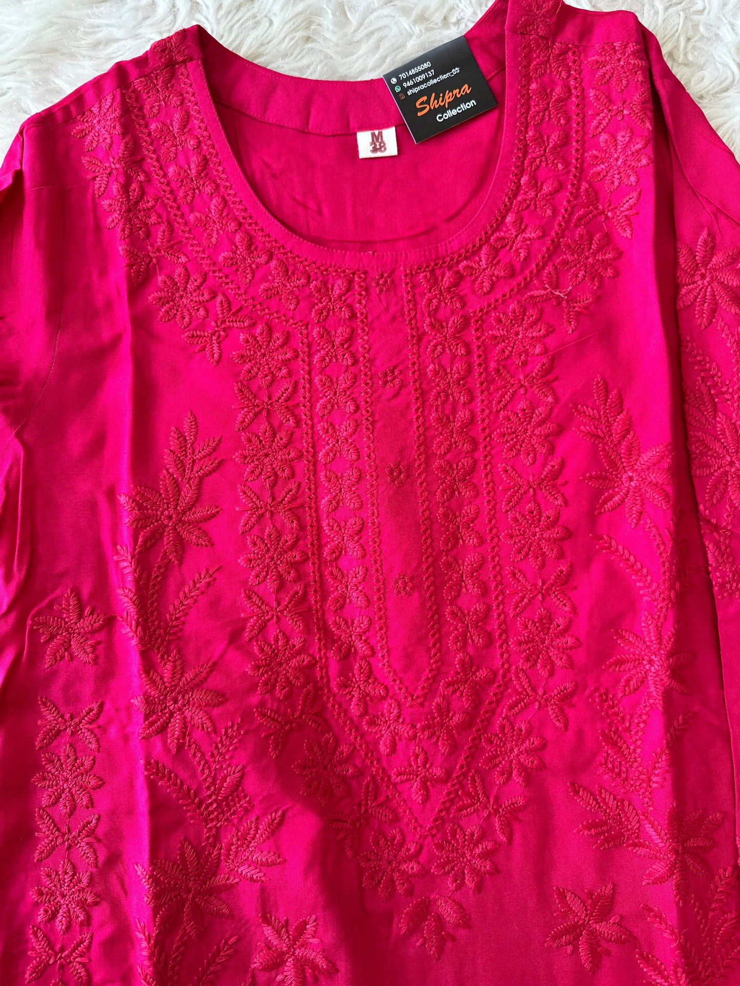 Rayon Kurti Pant Set