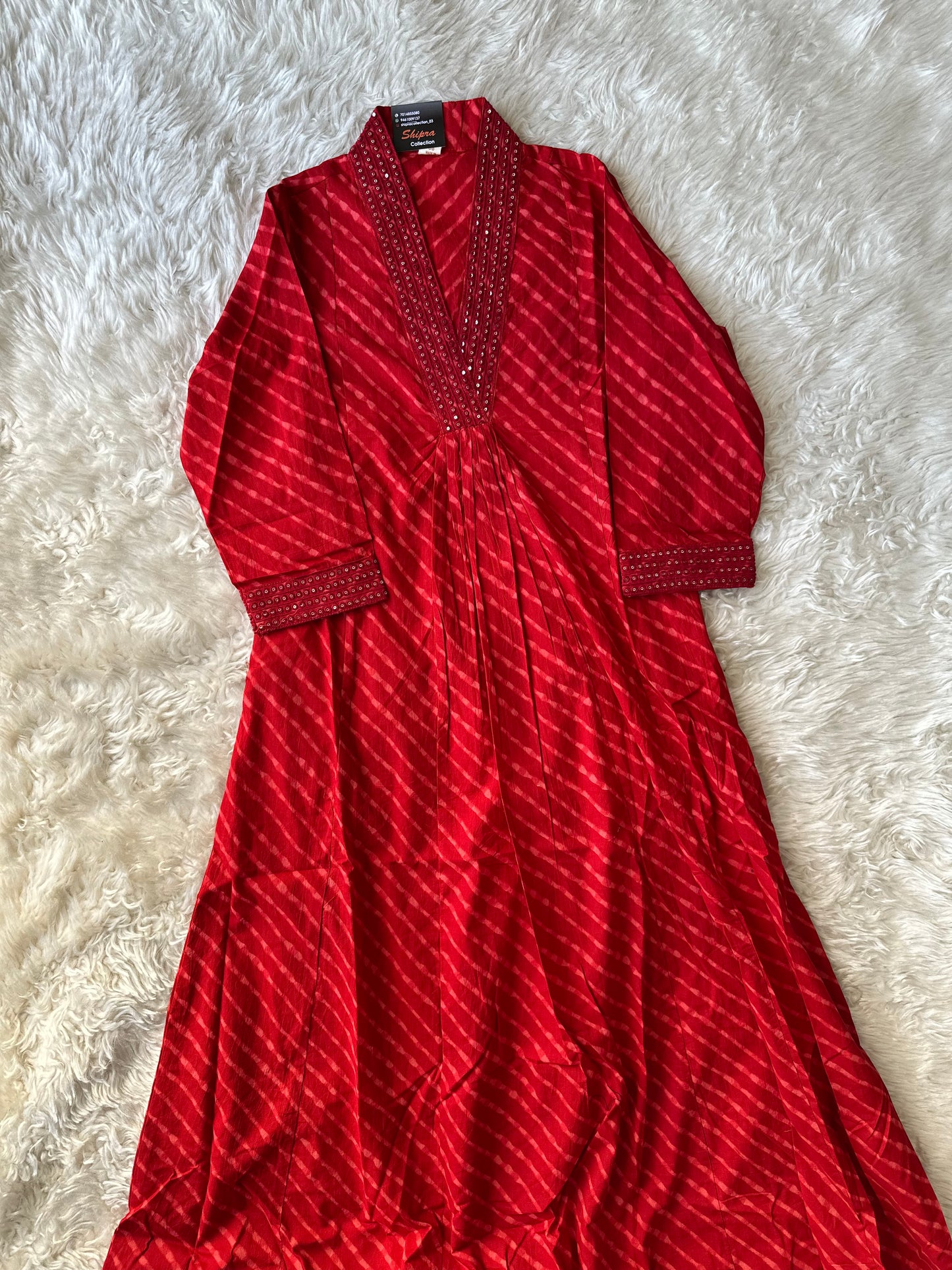 Premium Cotton Lehariya Set