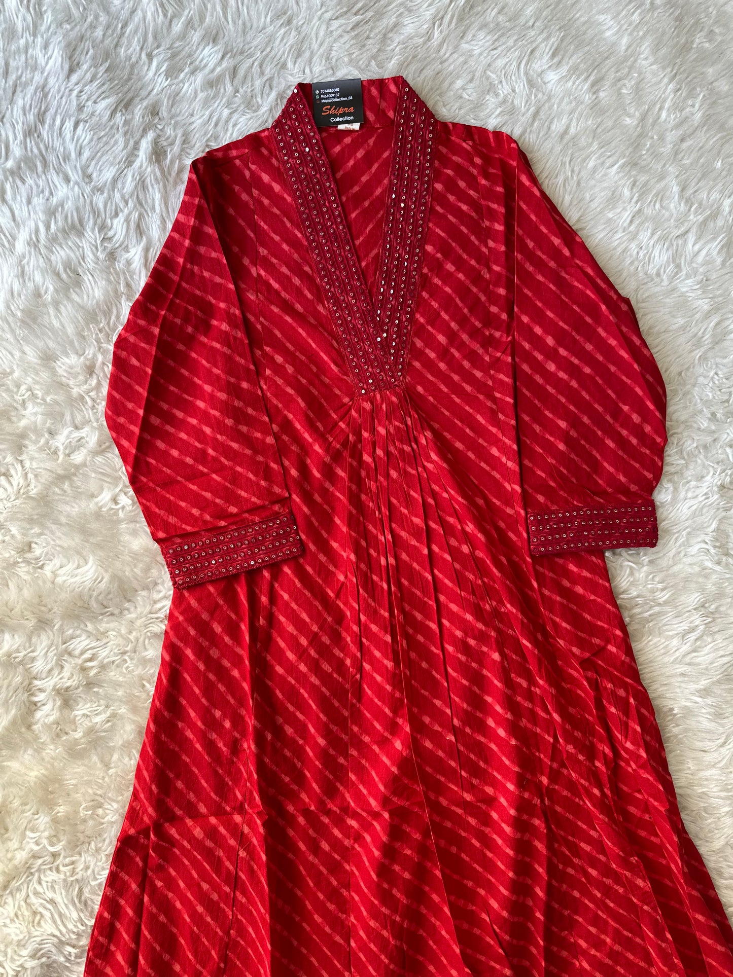 Premium Cotton Lehariya Set