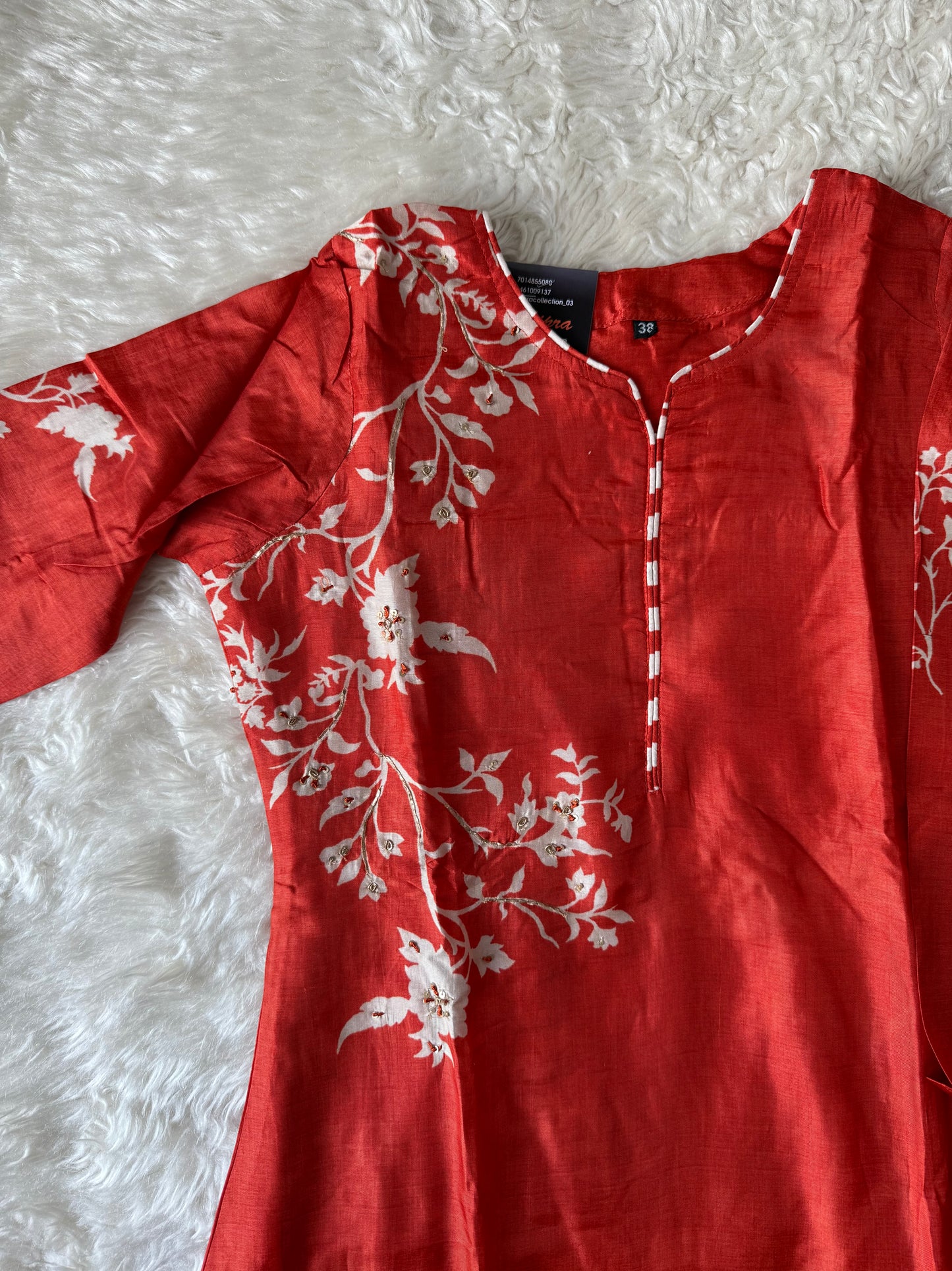 Tussar Silk Kurti Pant Dupatta Set