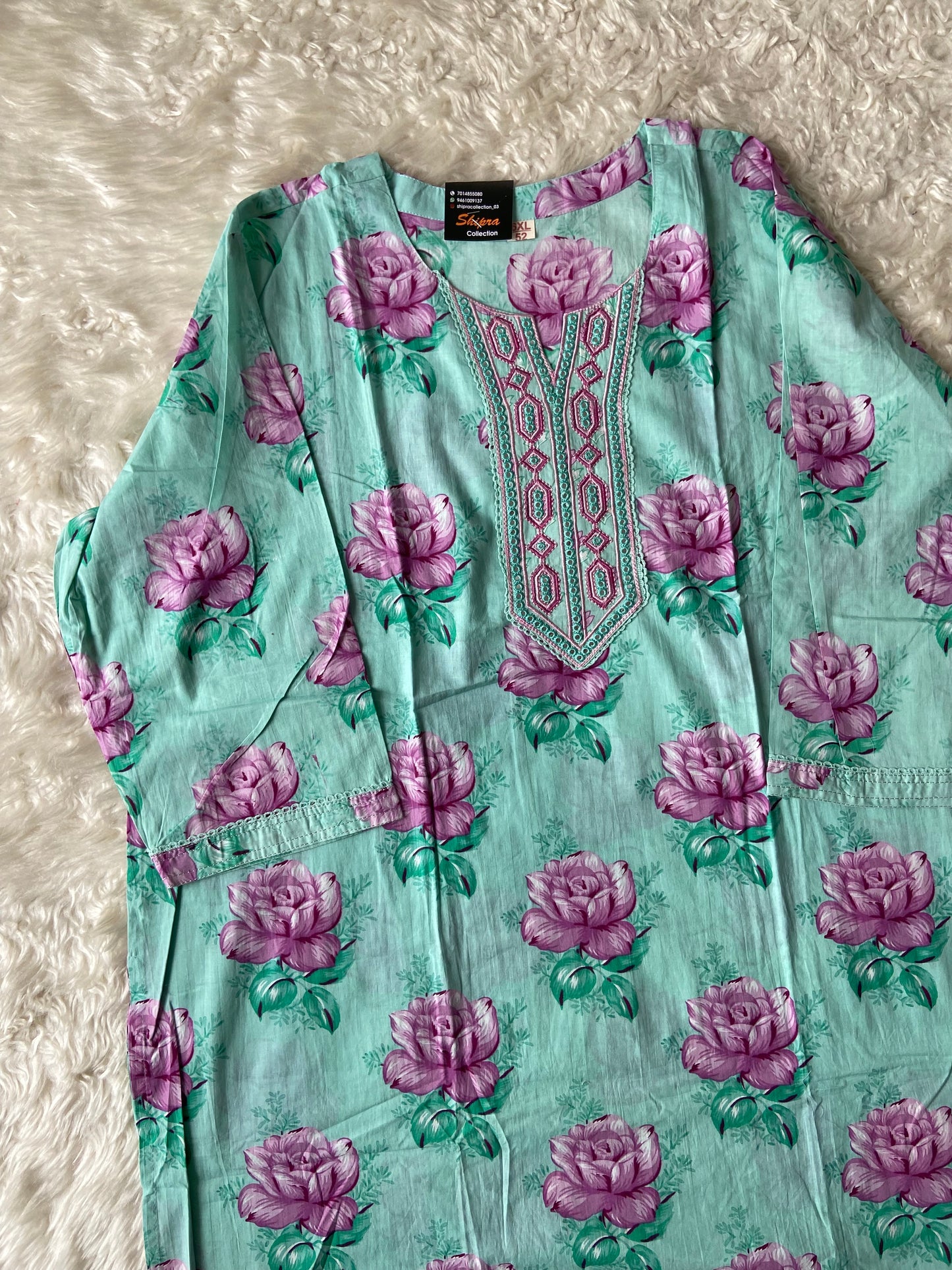 Premium Cotton Kurti Pant Dupatta Set