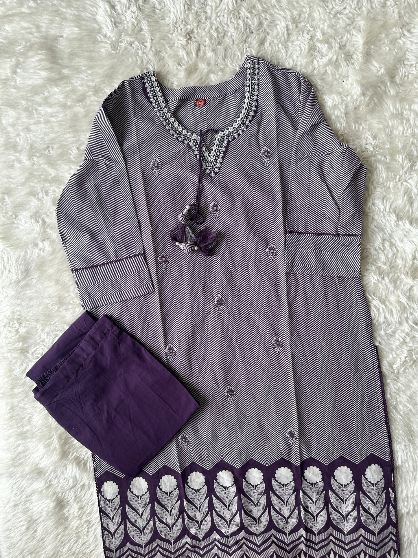 Budget Friendly Kurti Pant Dupatta Set