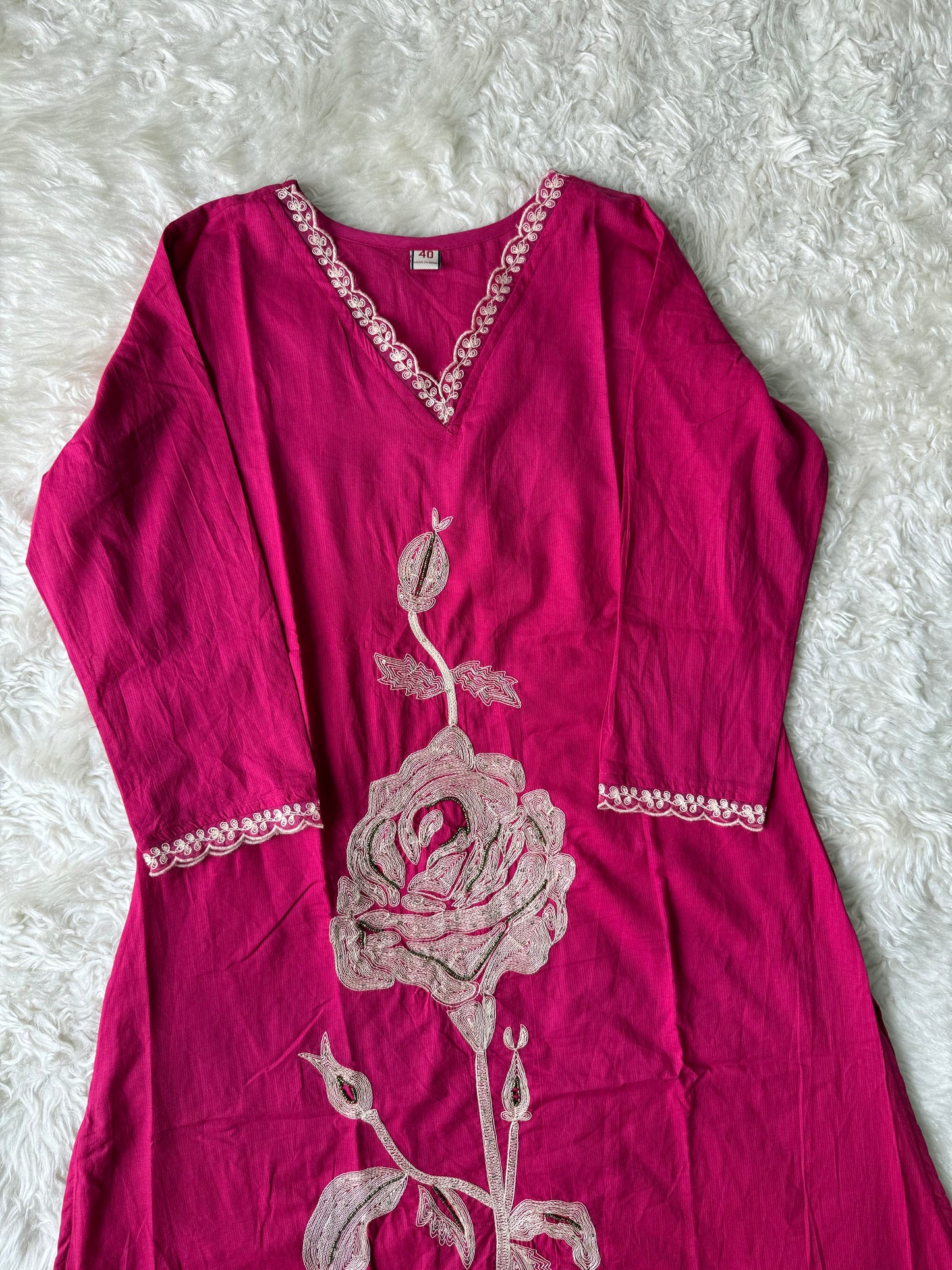 Premium Cotton Kurti Pant Dupatta Set