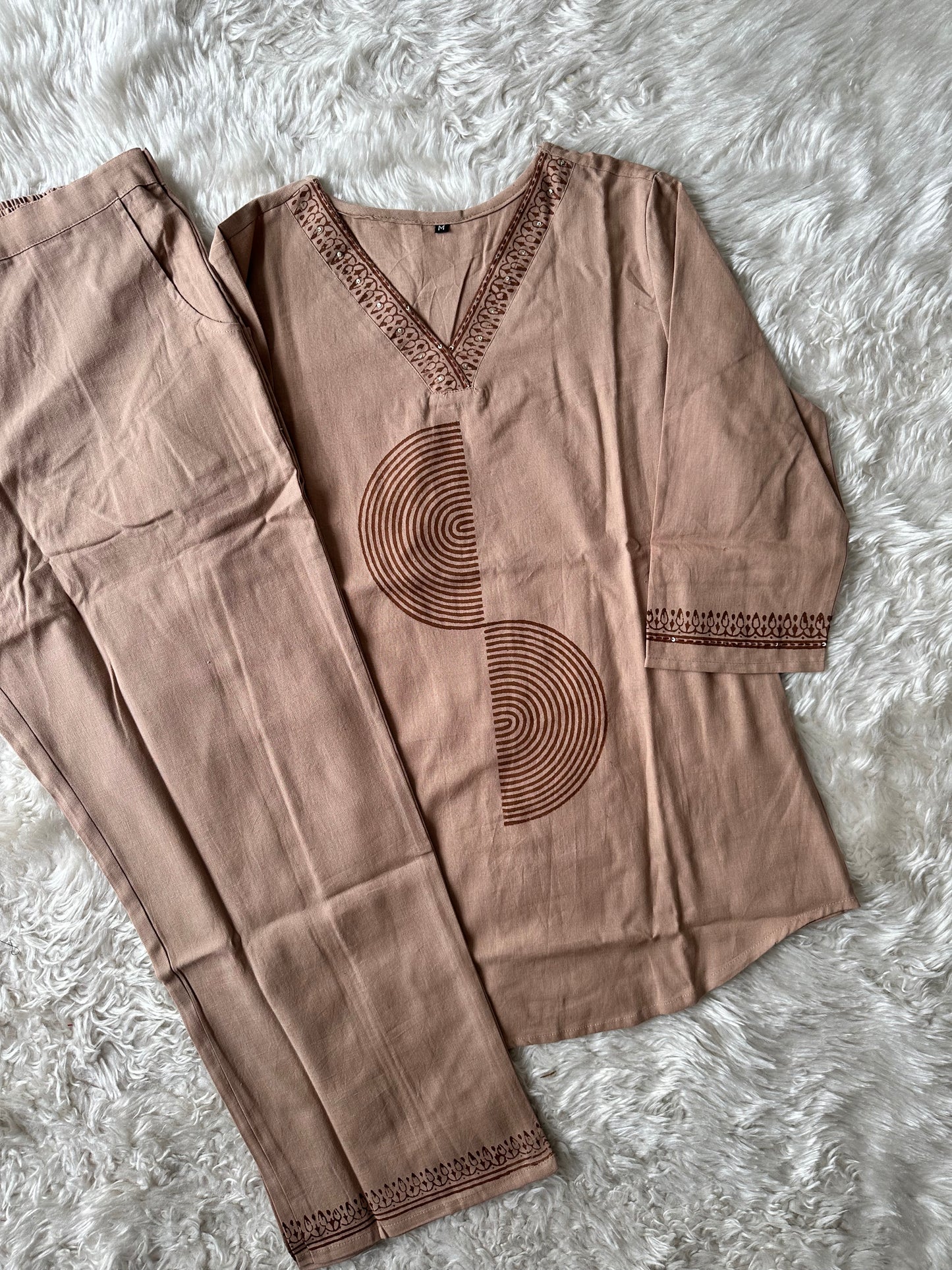 Soft Khadi Cotton Co-ord Set