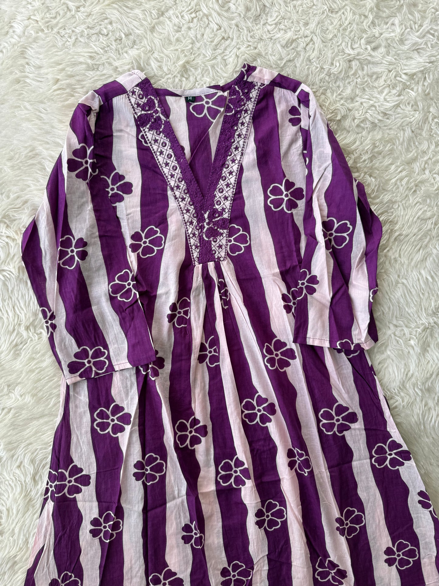 Cotton FLARE Kurti Pant Set