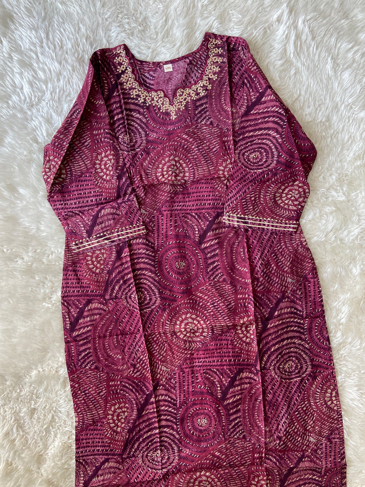 Pure Muslin Silk kurti