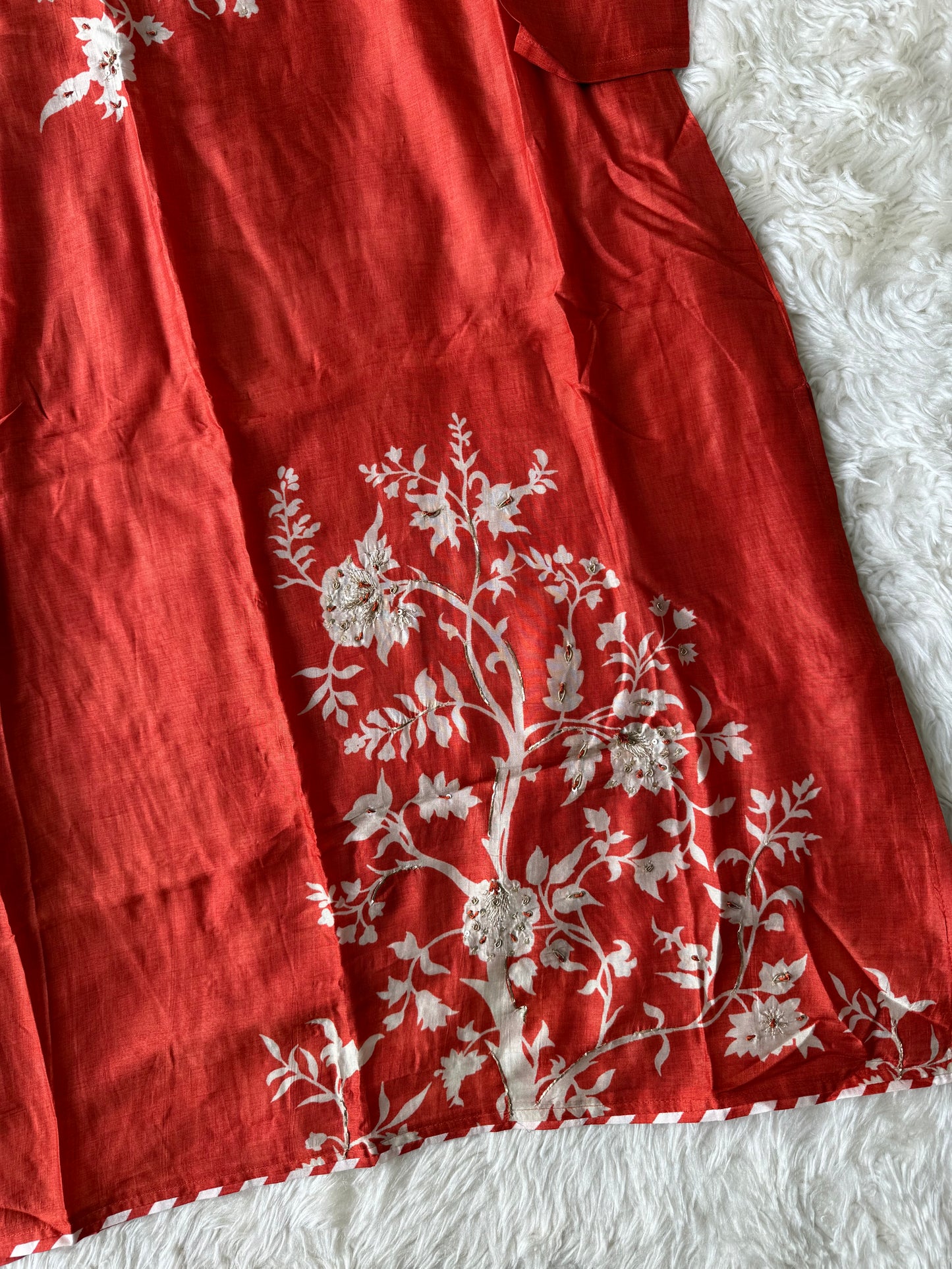 Tussar Silk Kurti Pant Dupatta Set