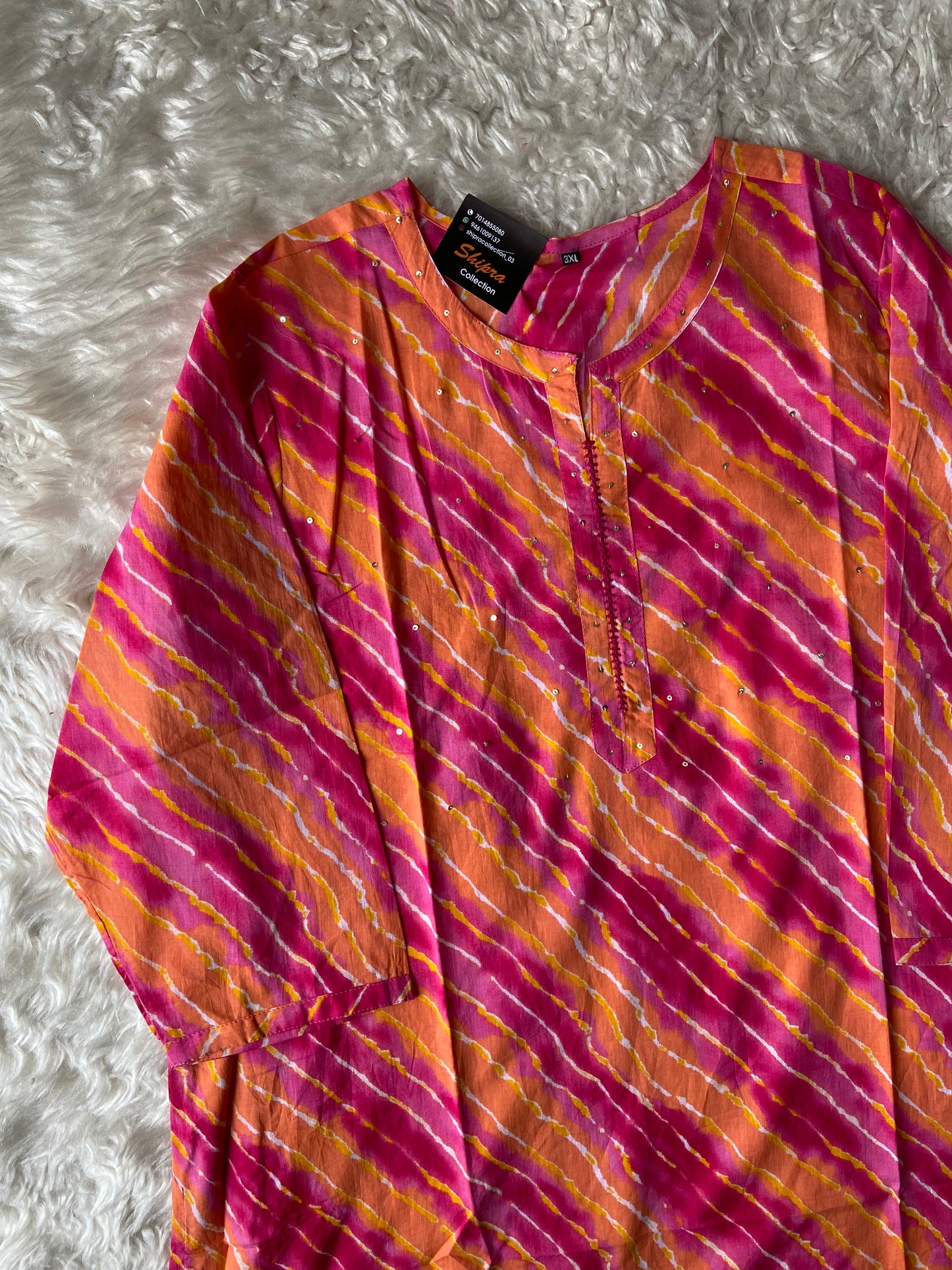 Plus Size Premium Cotton Lehariya