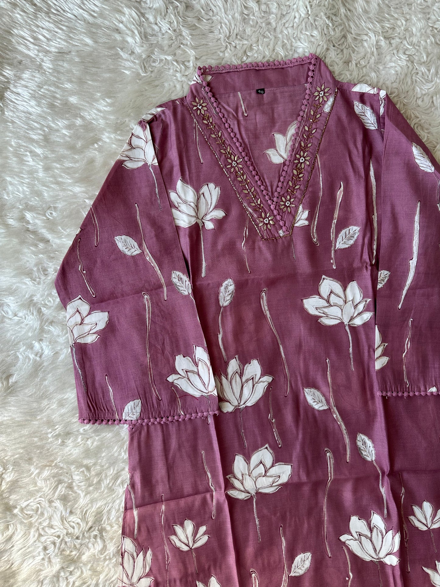 Pure Muslin Silk Co-ord Set