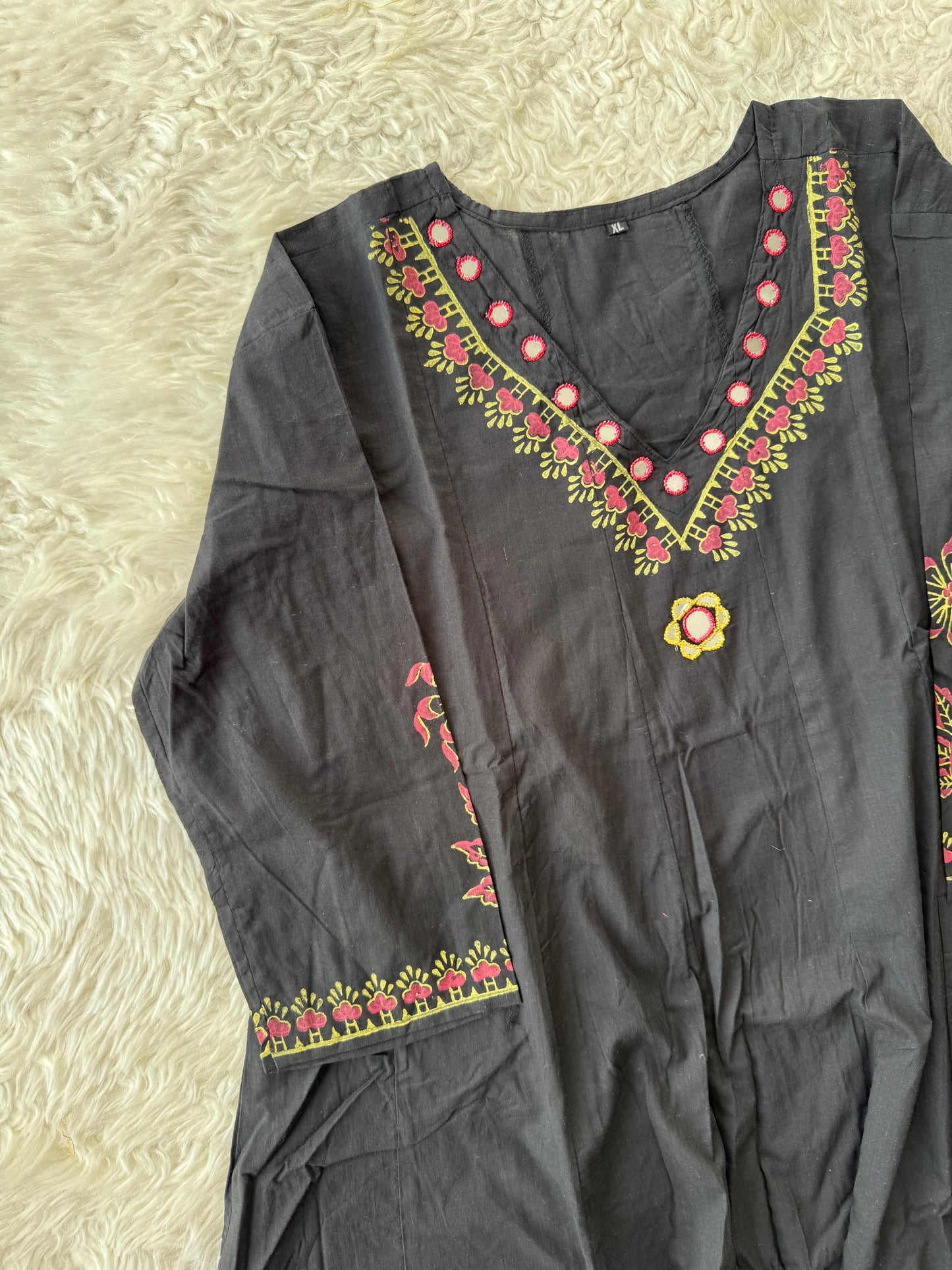 Cotton FLARE Kurti Pant Set