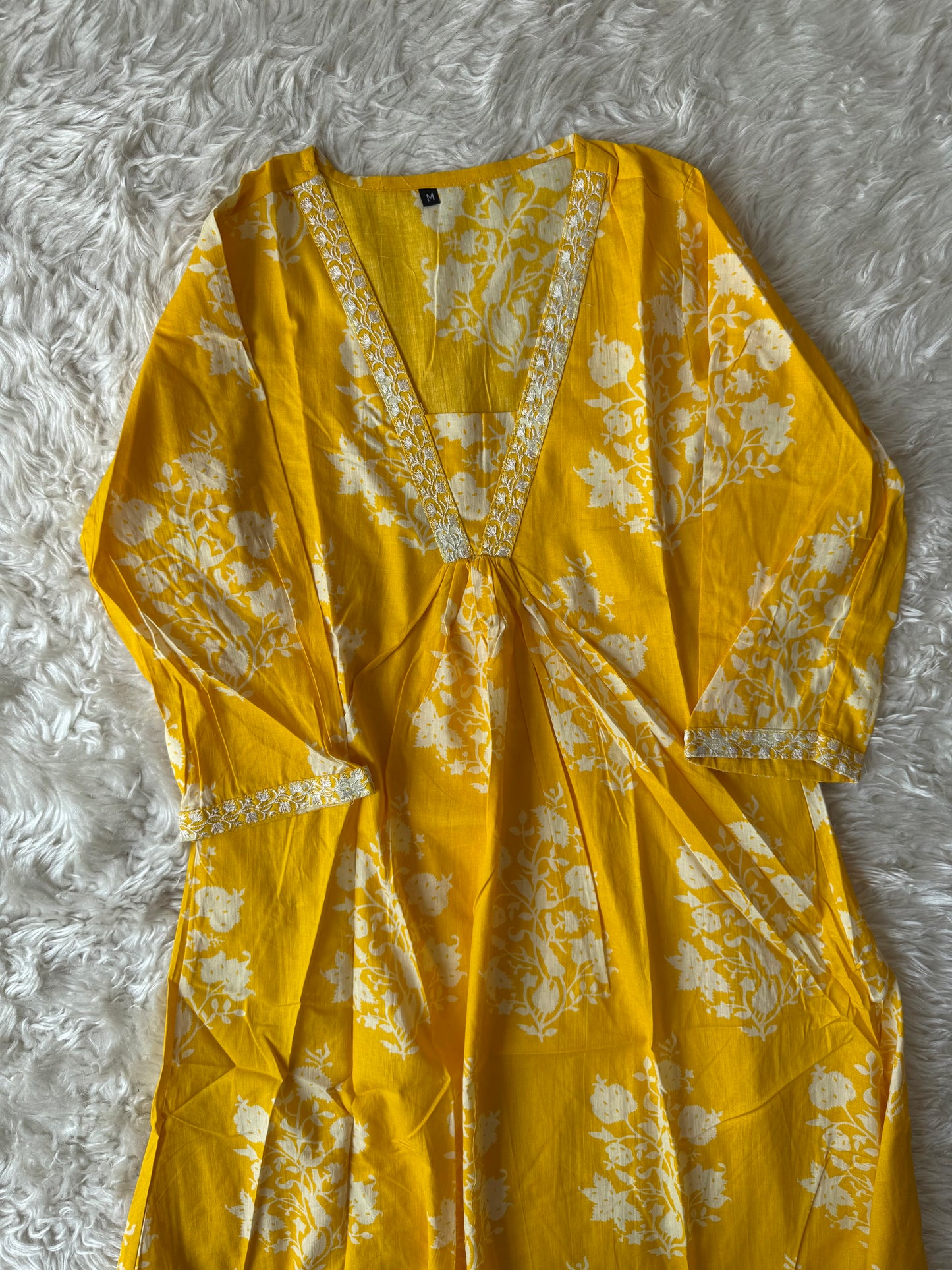 Cotton Flare Kurti Pant Set