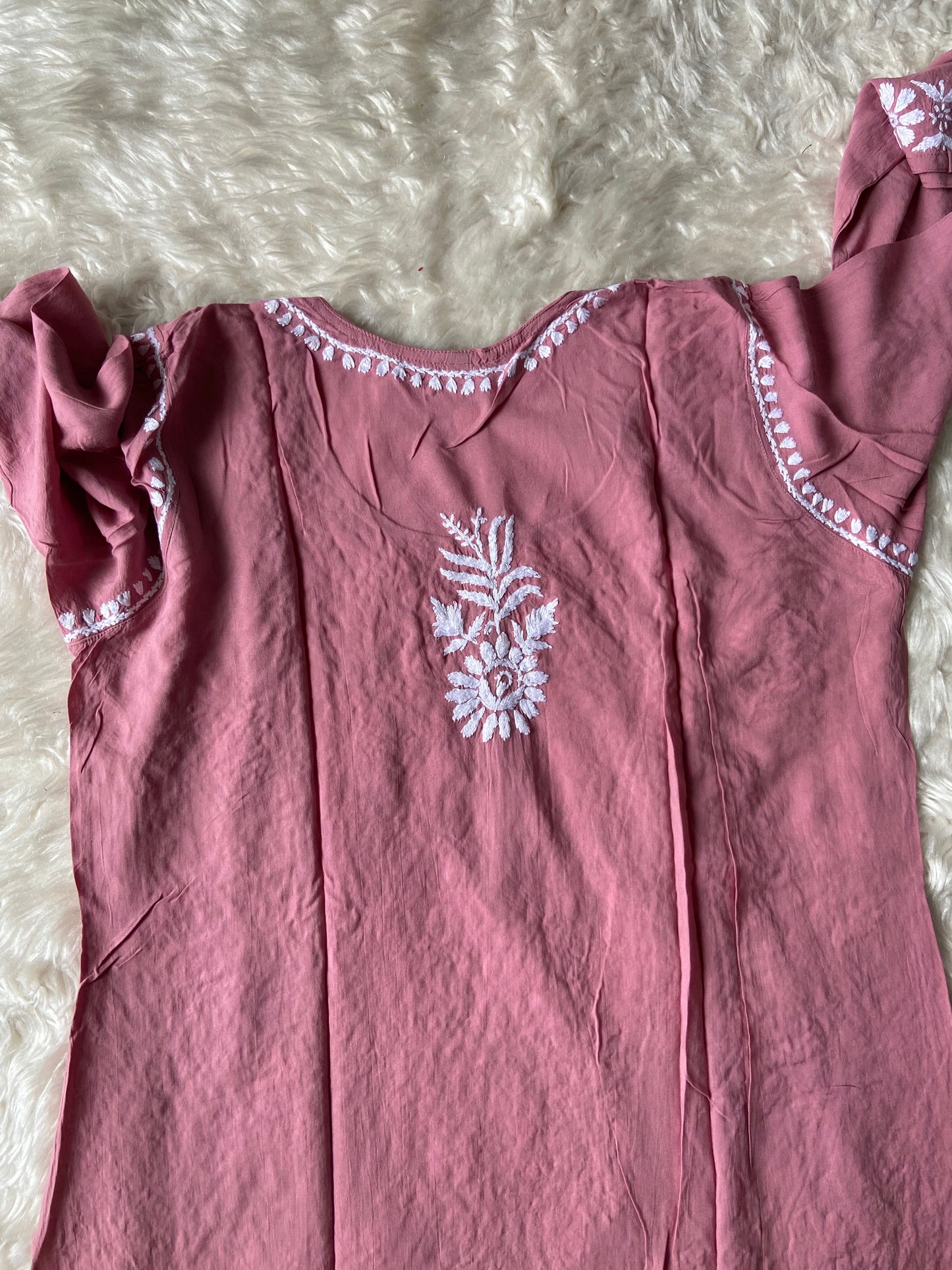 Modal Chikankari kurti