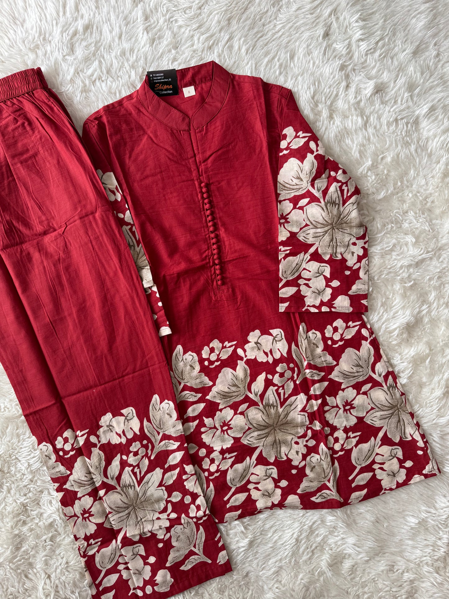 Pure Cotton Co-ord Set