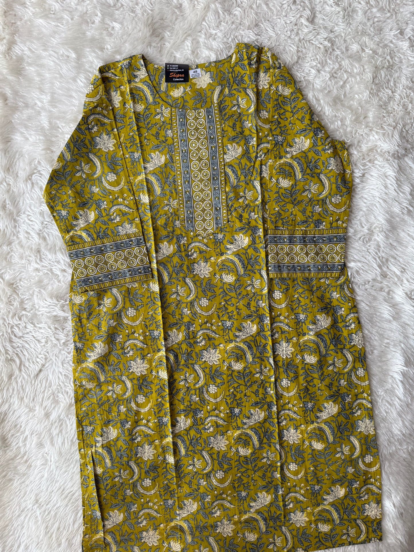 Premium Cotton Kurti Pant Dupatta Set