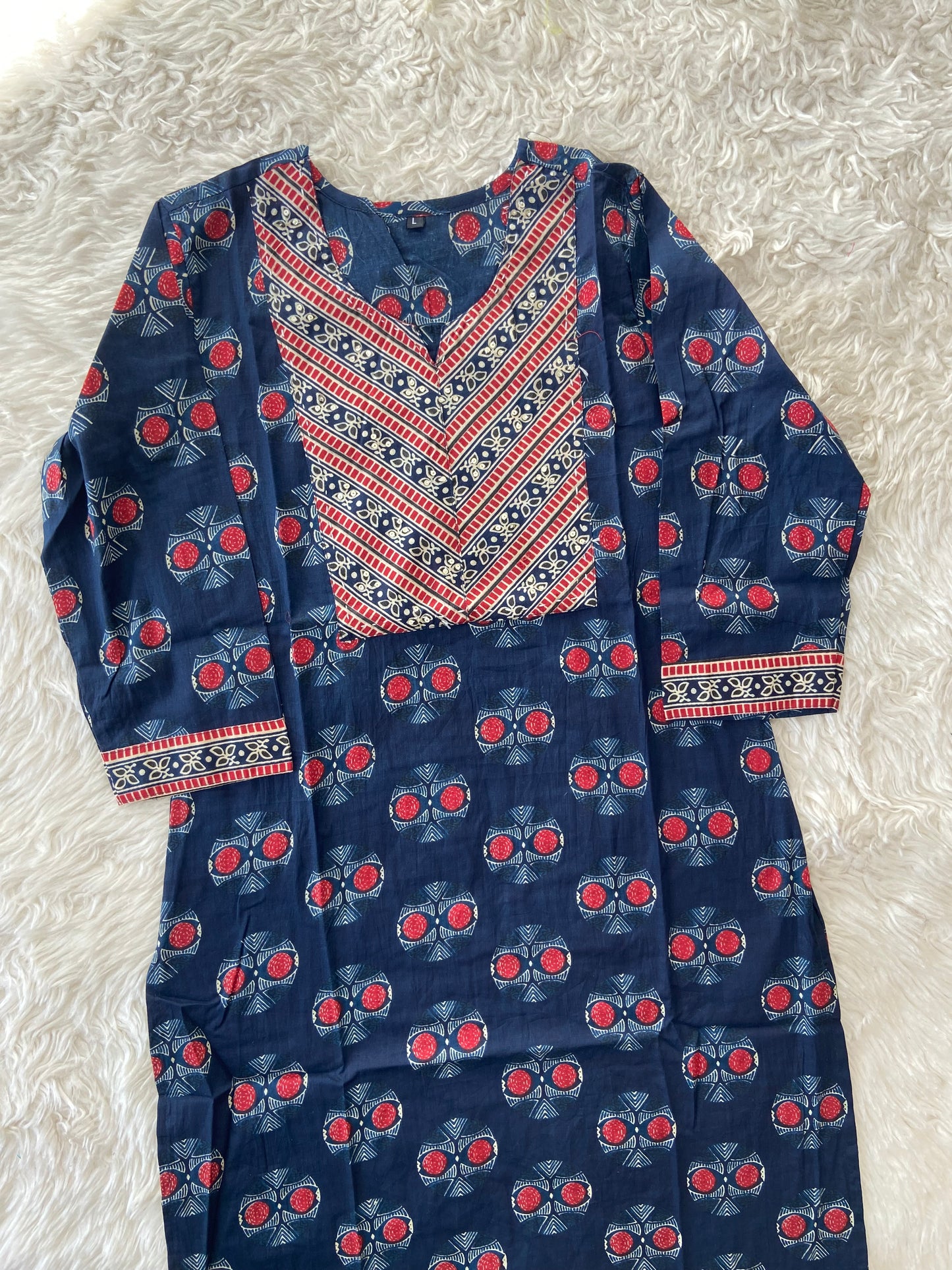 Cotton Kurti Pant Set