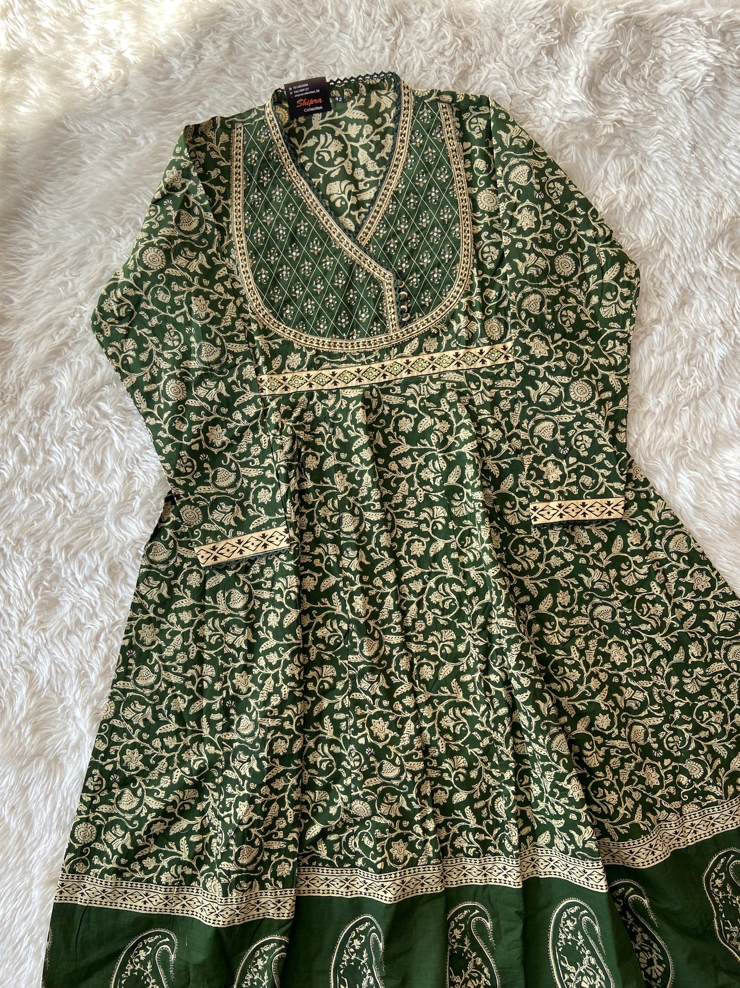 Premium Cotton Flare Kurti