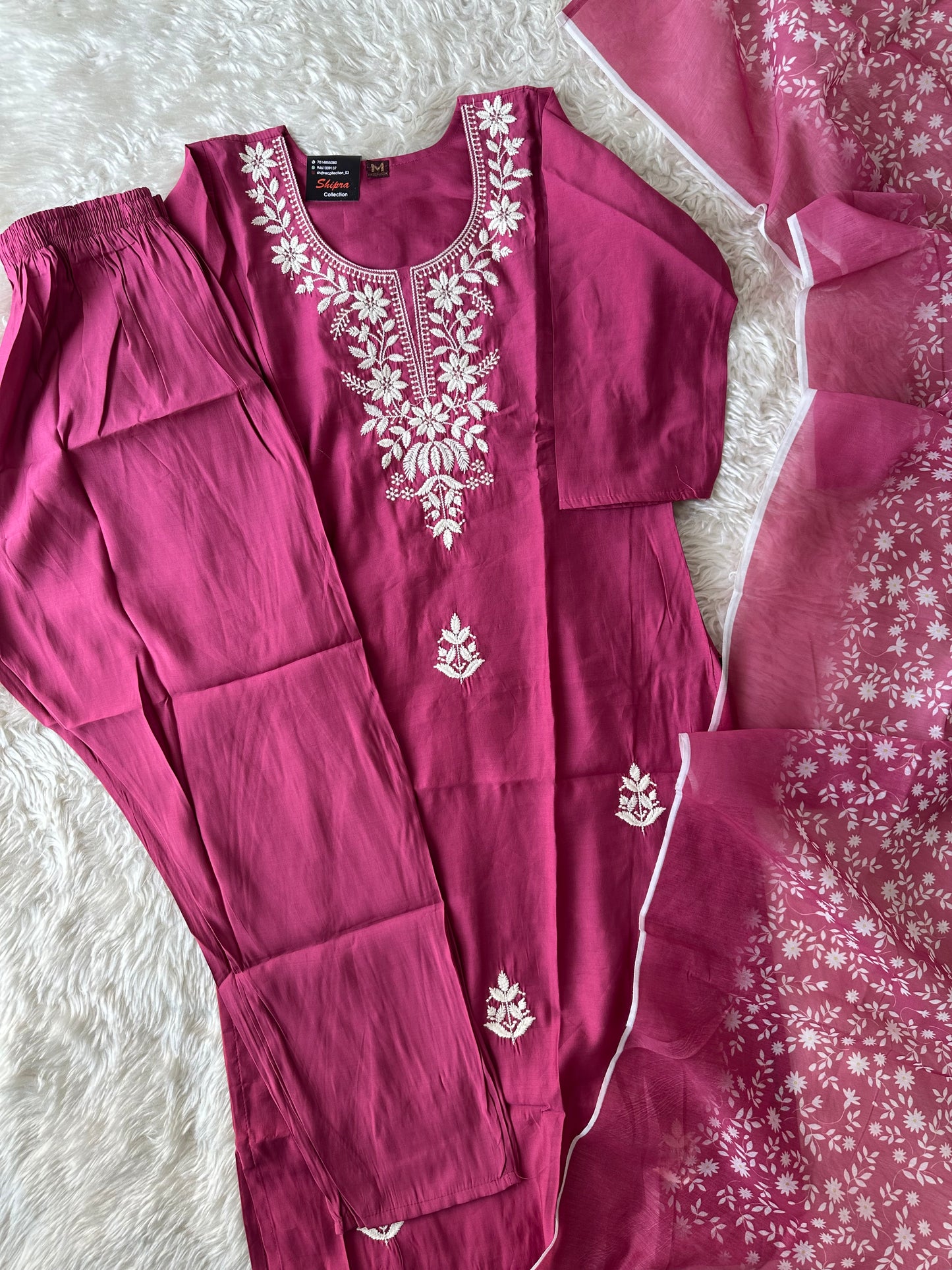 Stock Clearance 🚨 Roman Silk Kurti Pant Dupatta Set