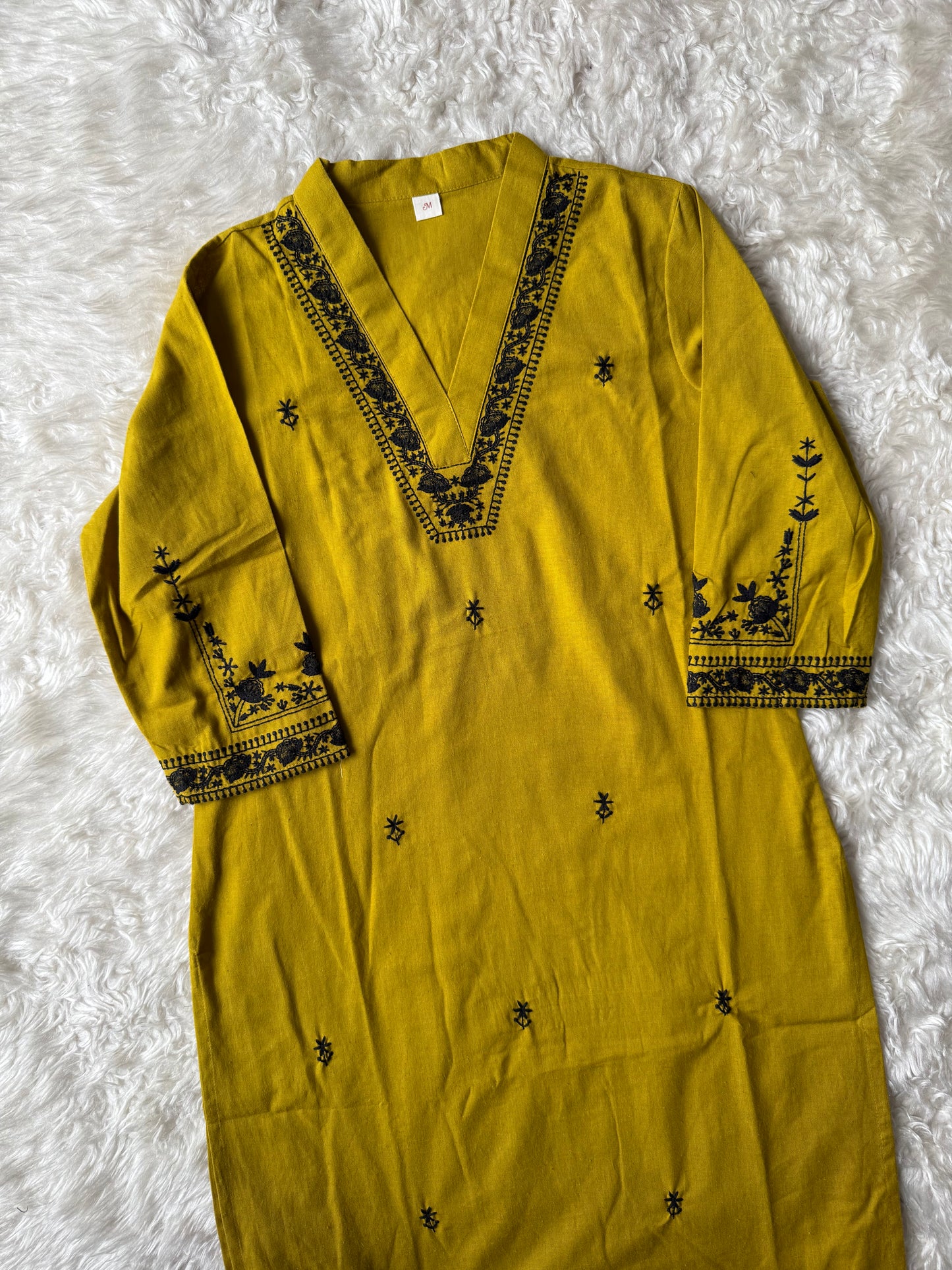 Khadi Cotton Kurti Pant Set