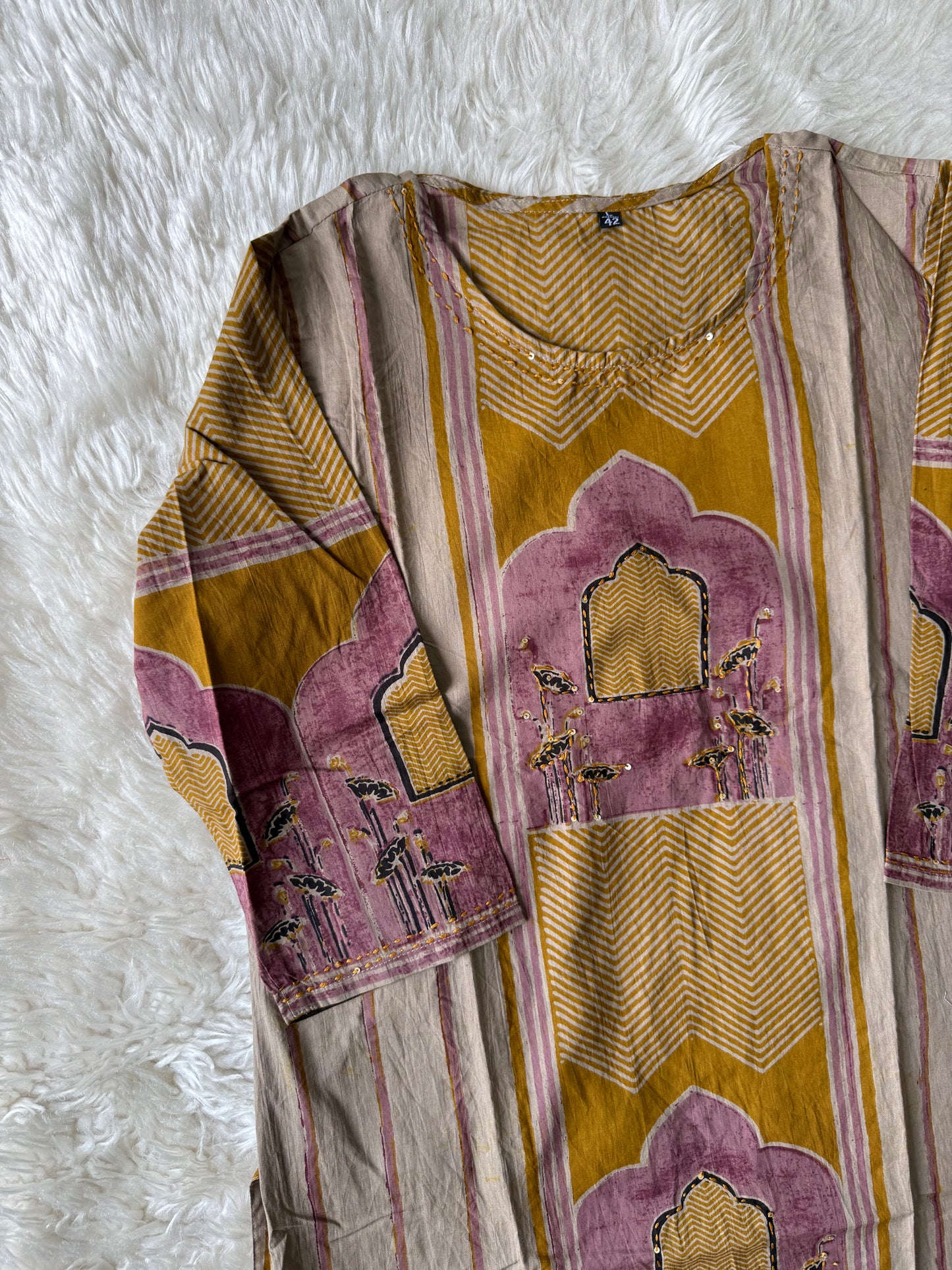 Premium Cotton Kurti Pant Dupatta Set