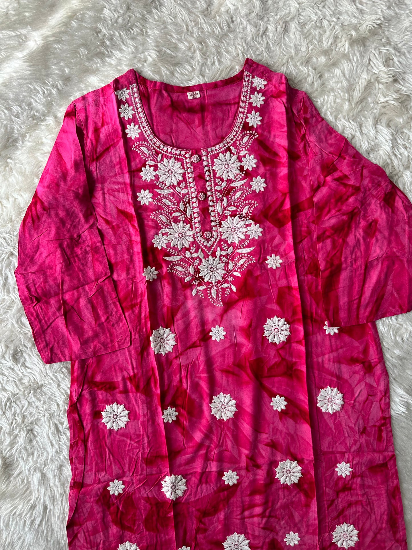 Rayon Kurti Pant Set
