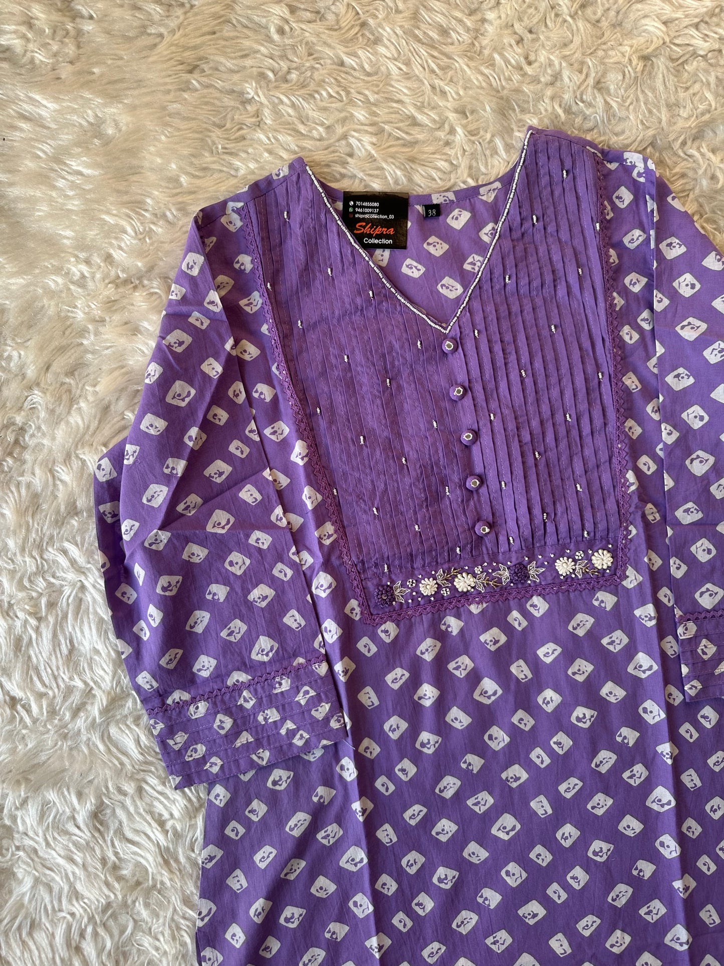 Premium Cotton Kurti Pant Dupatta Set