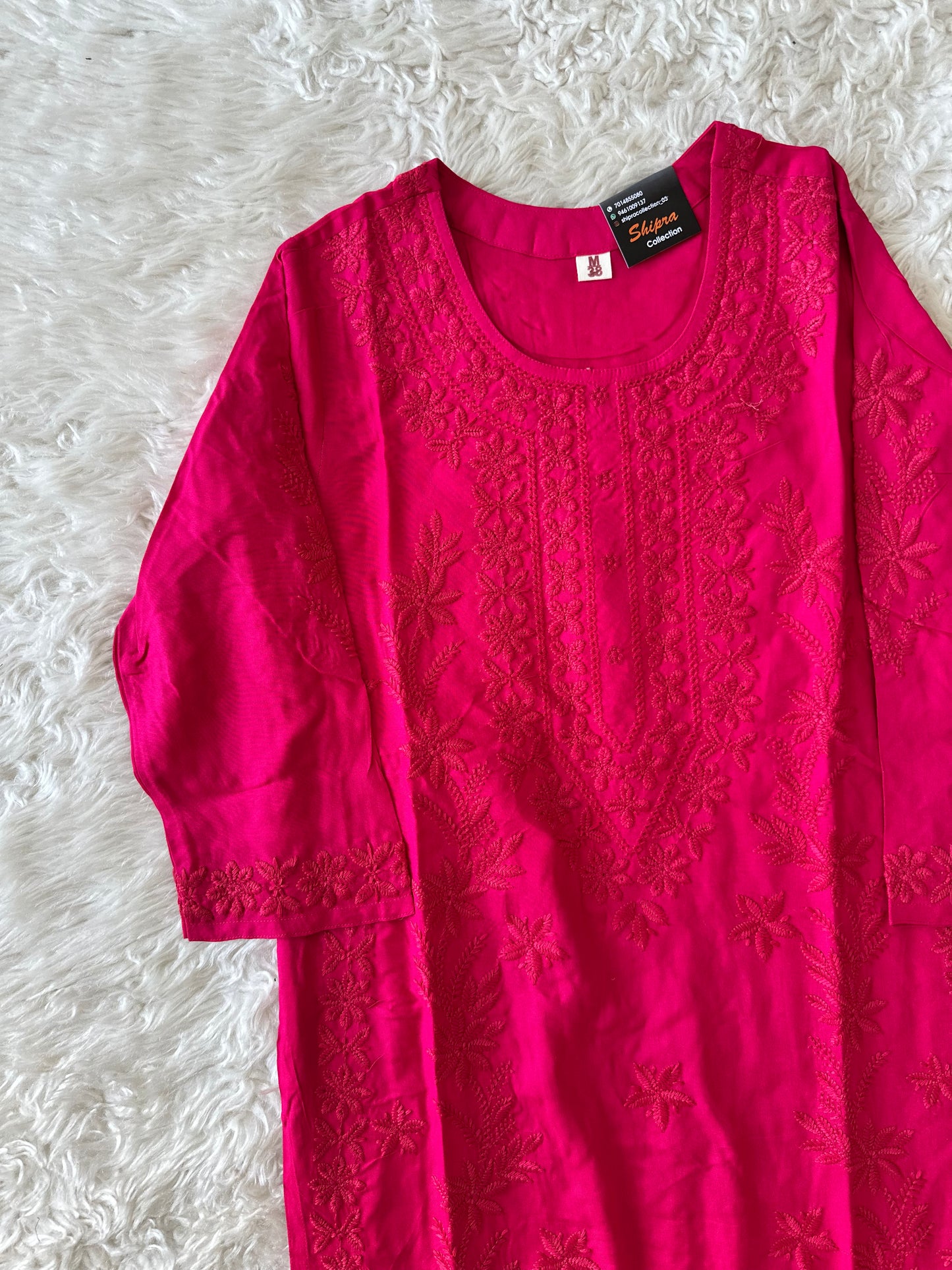 Rayon Kurti Pant Set
