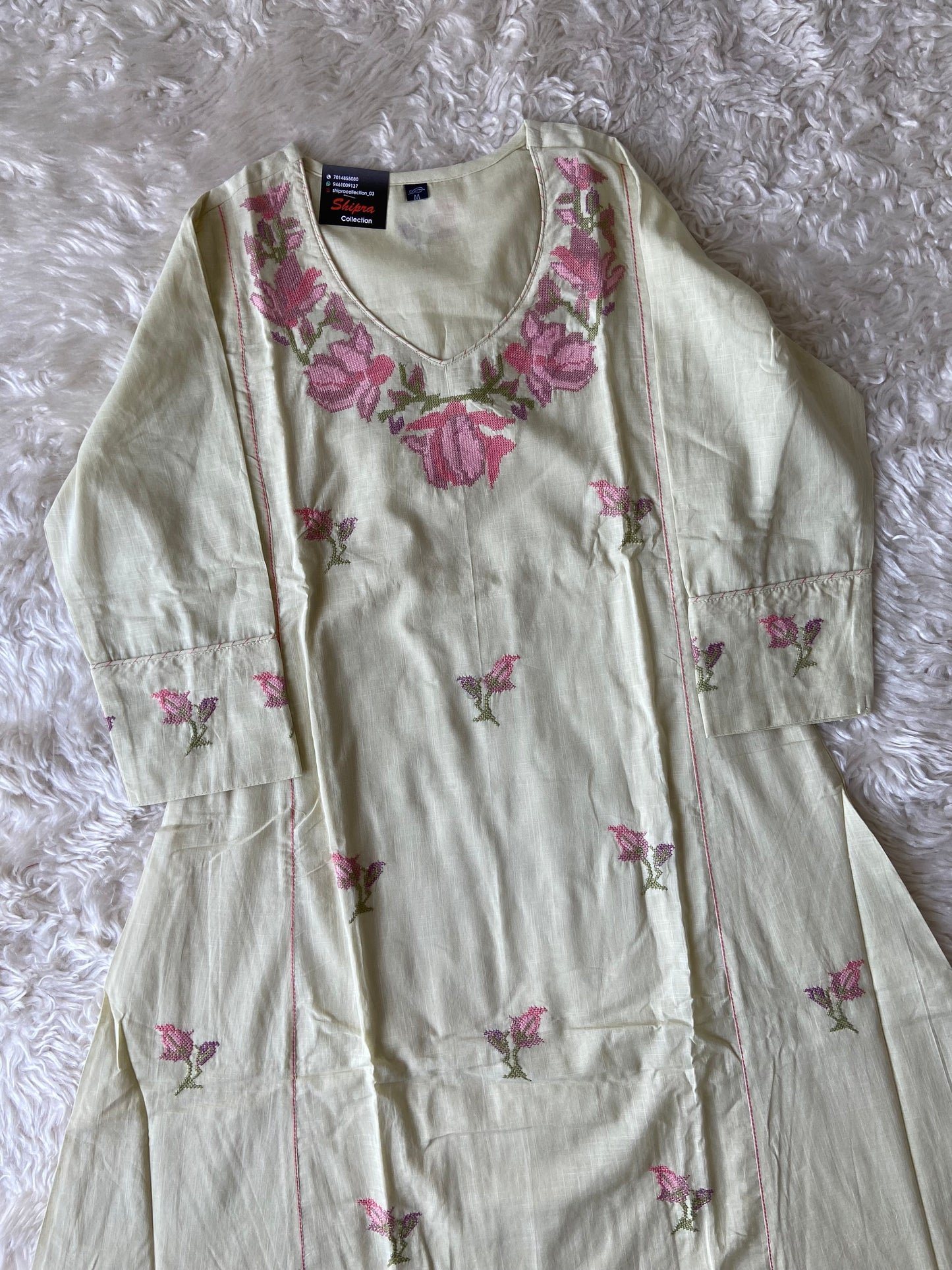 Premium Mul Cotton Thread Work Collection