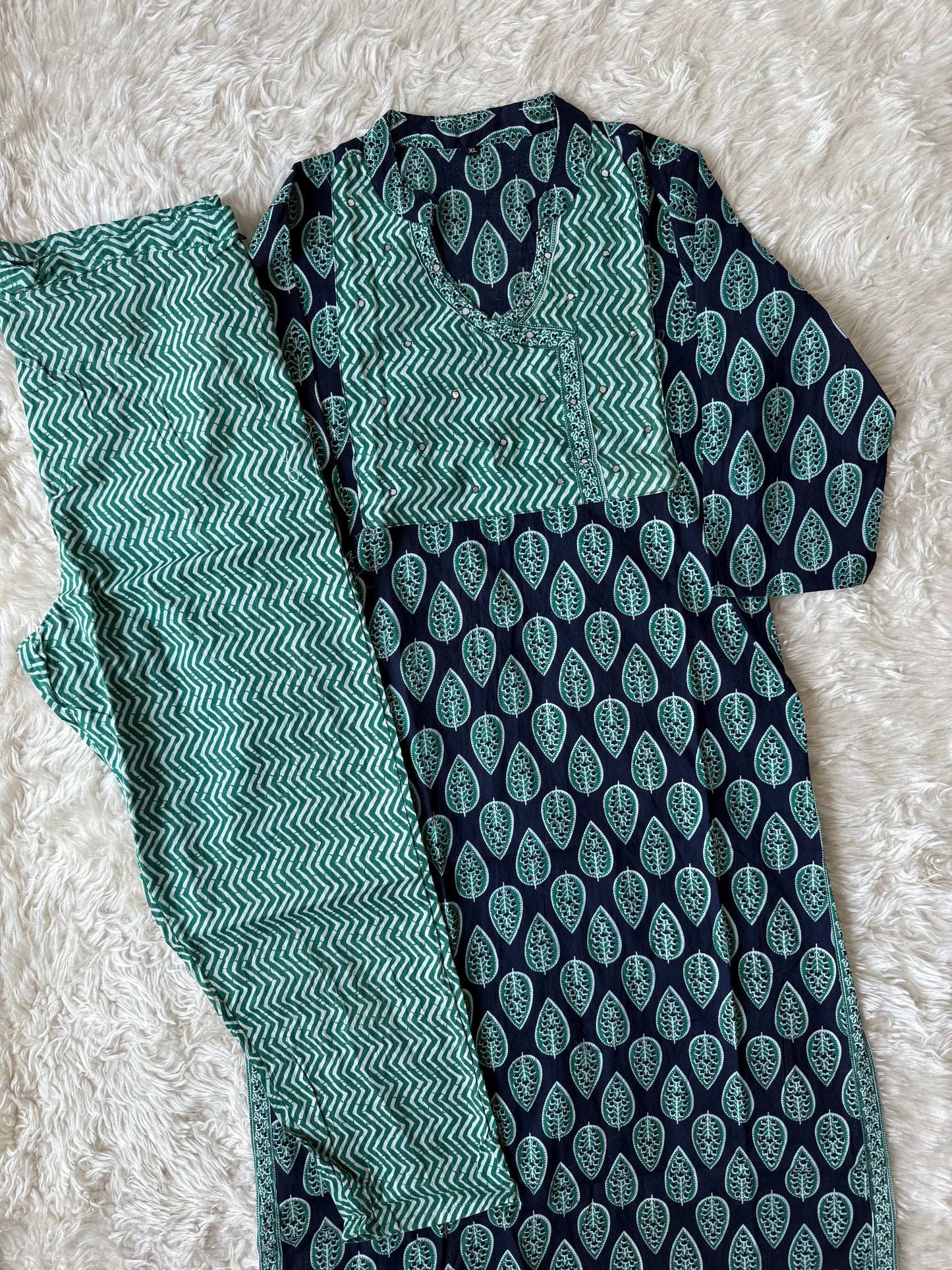 Pure Cotton Kurti Pant Set