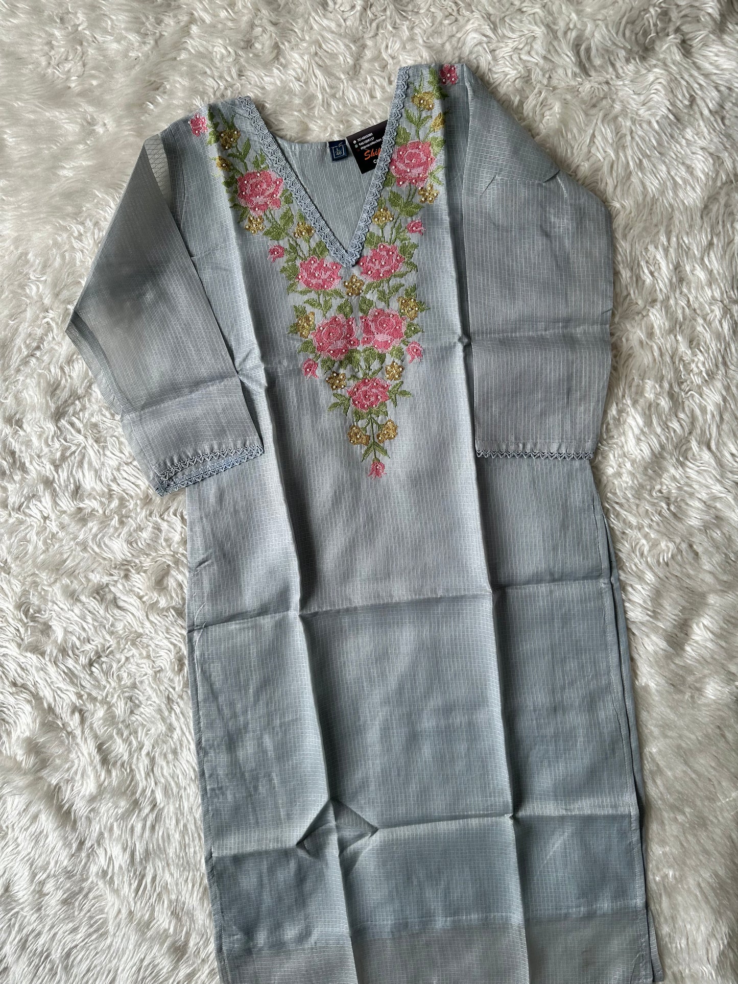Doriya Kurti Pant Dupatta Set