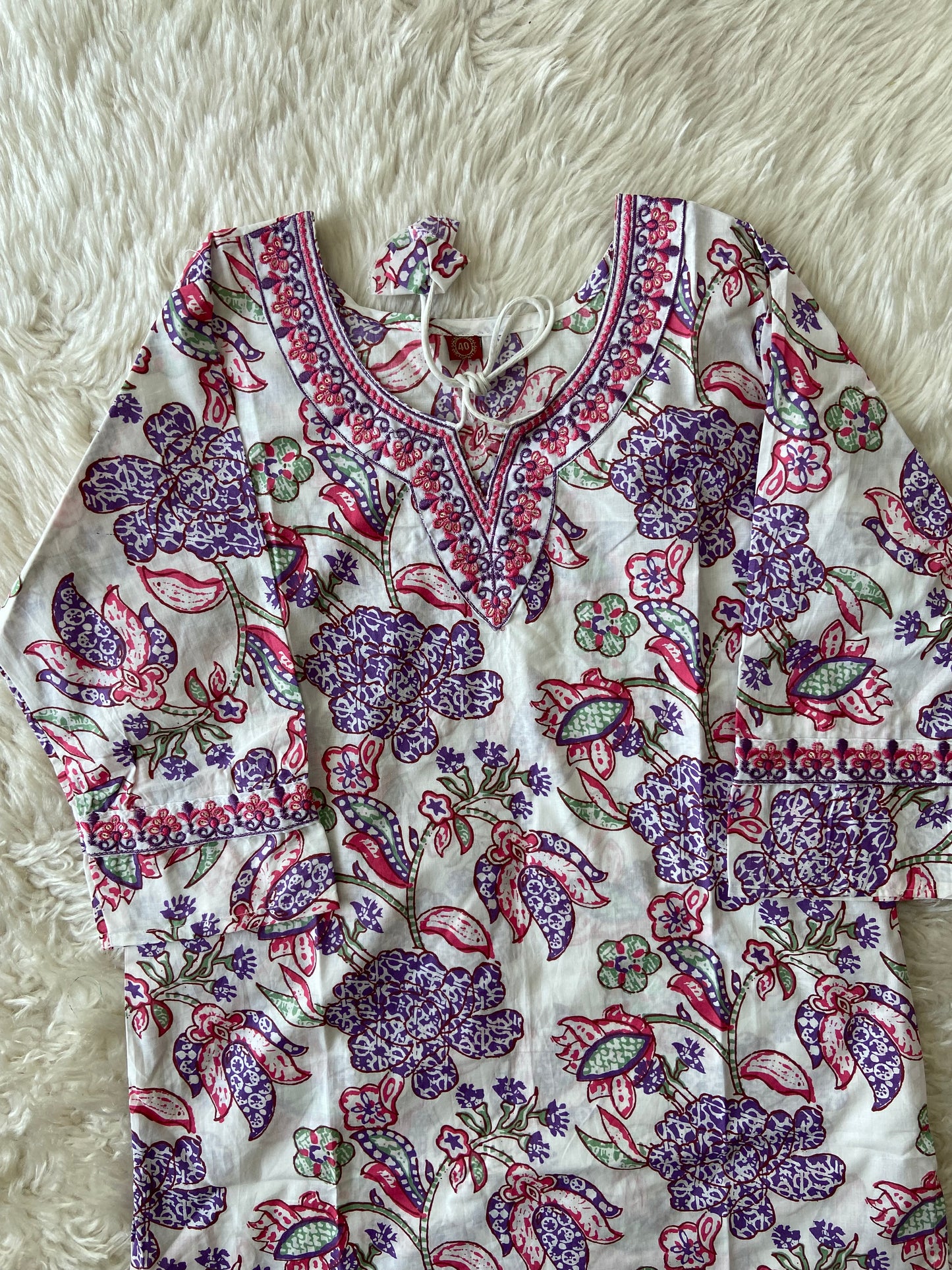 Pure Cotton Short Kurti