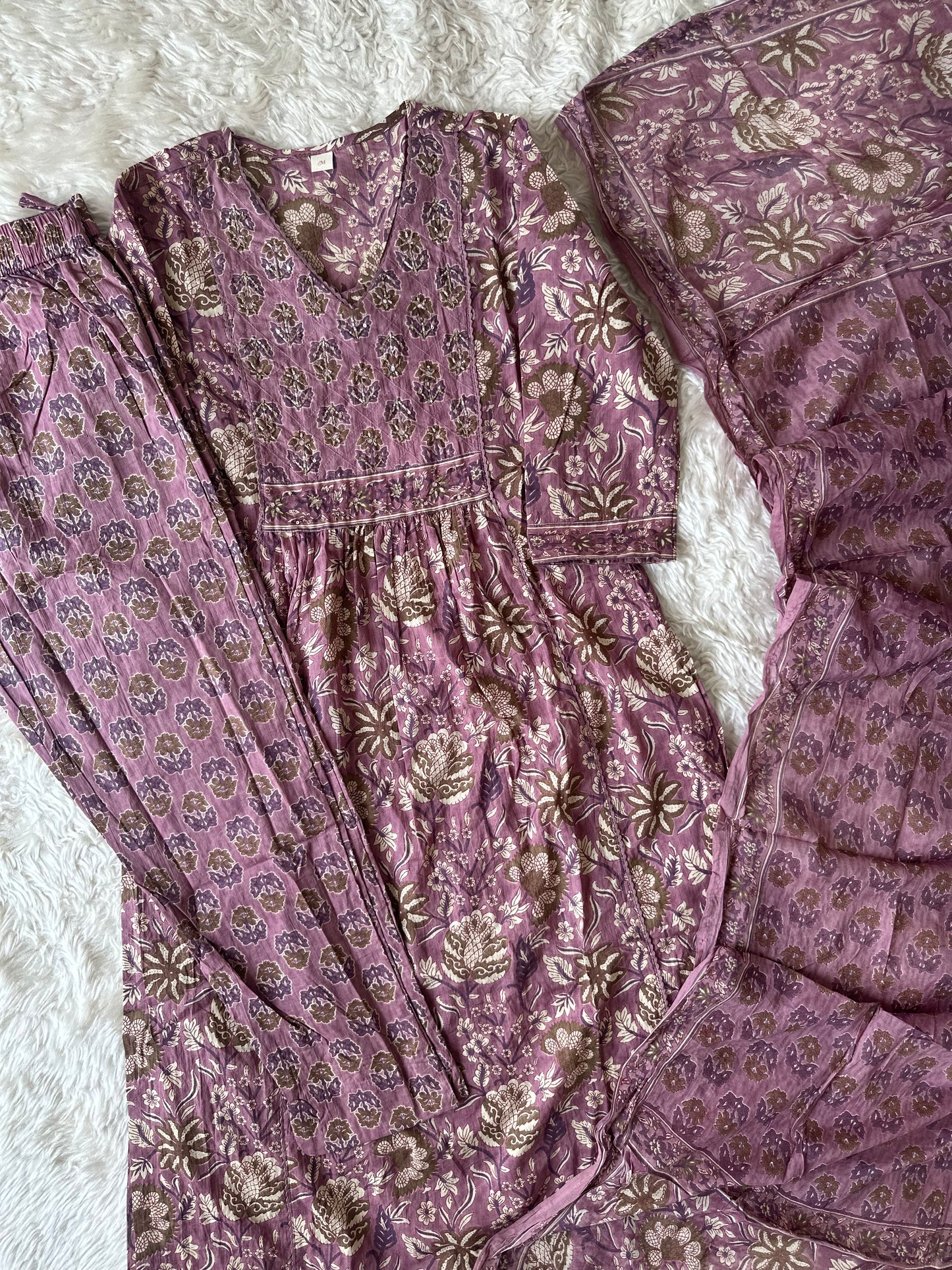 Premium Cotton Kurti Pant Dupatta Set